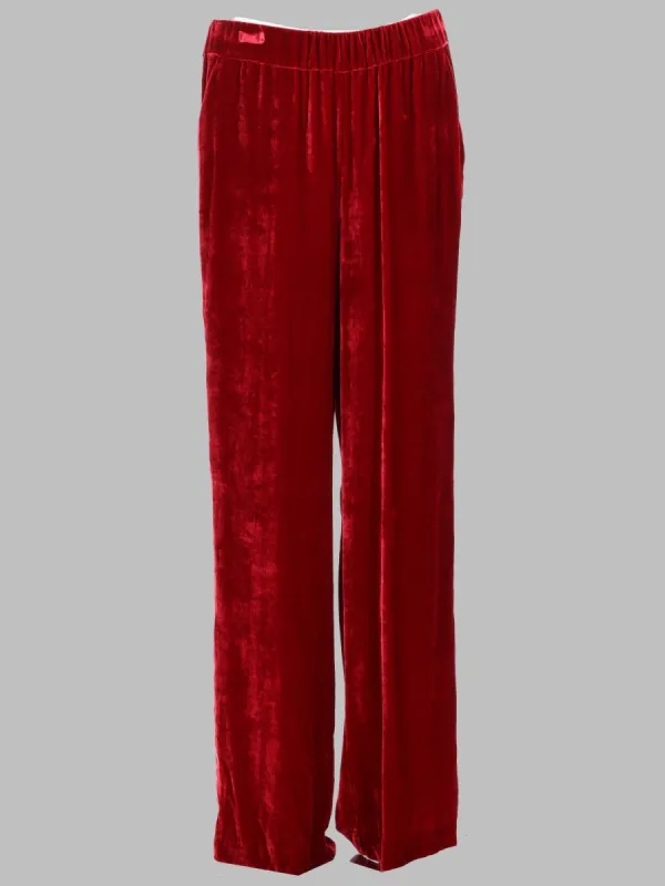 Trousers Viscose-Silk Red made by P.A.R.O.S.H.