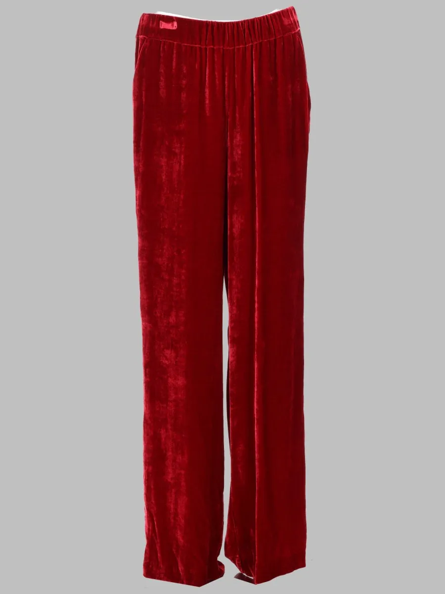 Trousers Viscose-Silk Red sold by Lord & Taylor