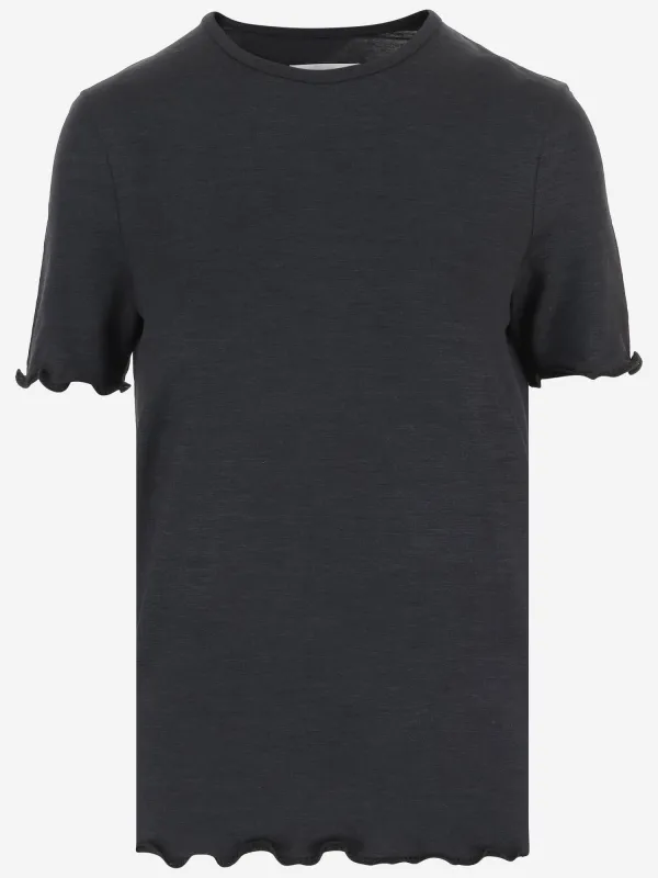 Silk Blend T-Shirt made by Jil Sander