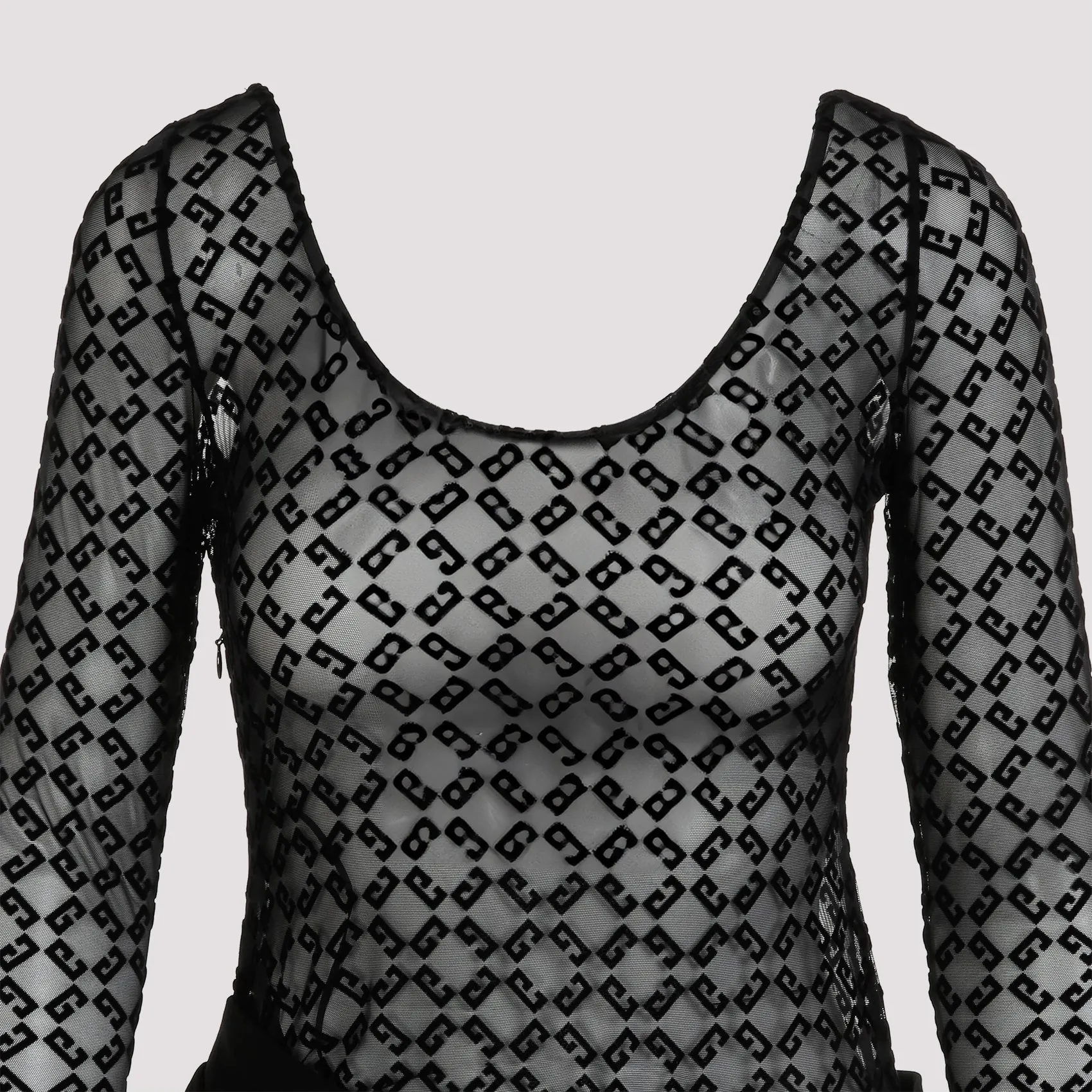 Givenchy Midi Dress, Black with Logo Print sold by Lord & Taylor product image thumbnail 5