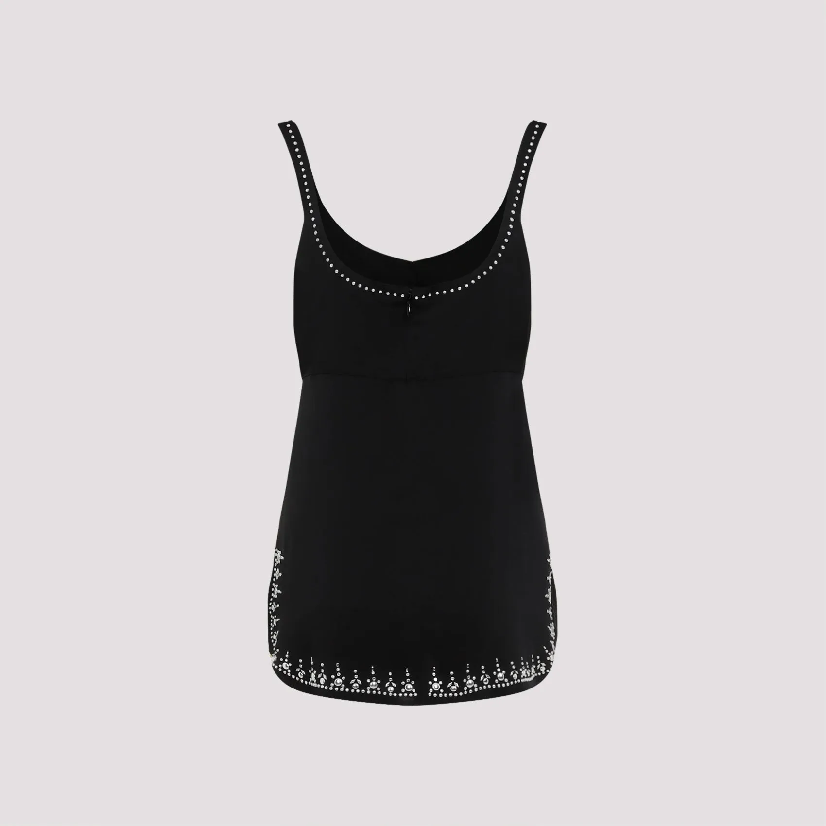 Rabanne Mini Dress, Black with Silver Studs sold by Lord & Taylor product image thumbnail 4
