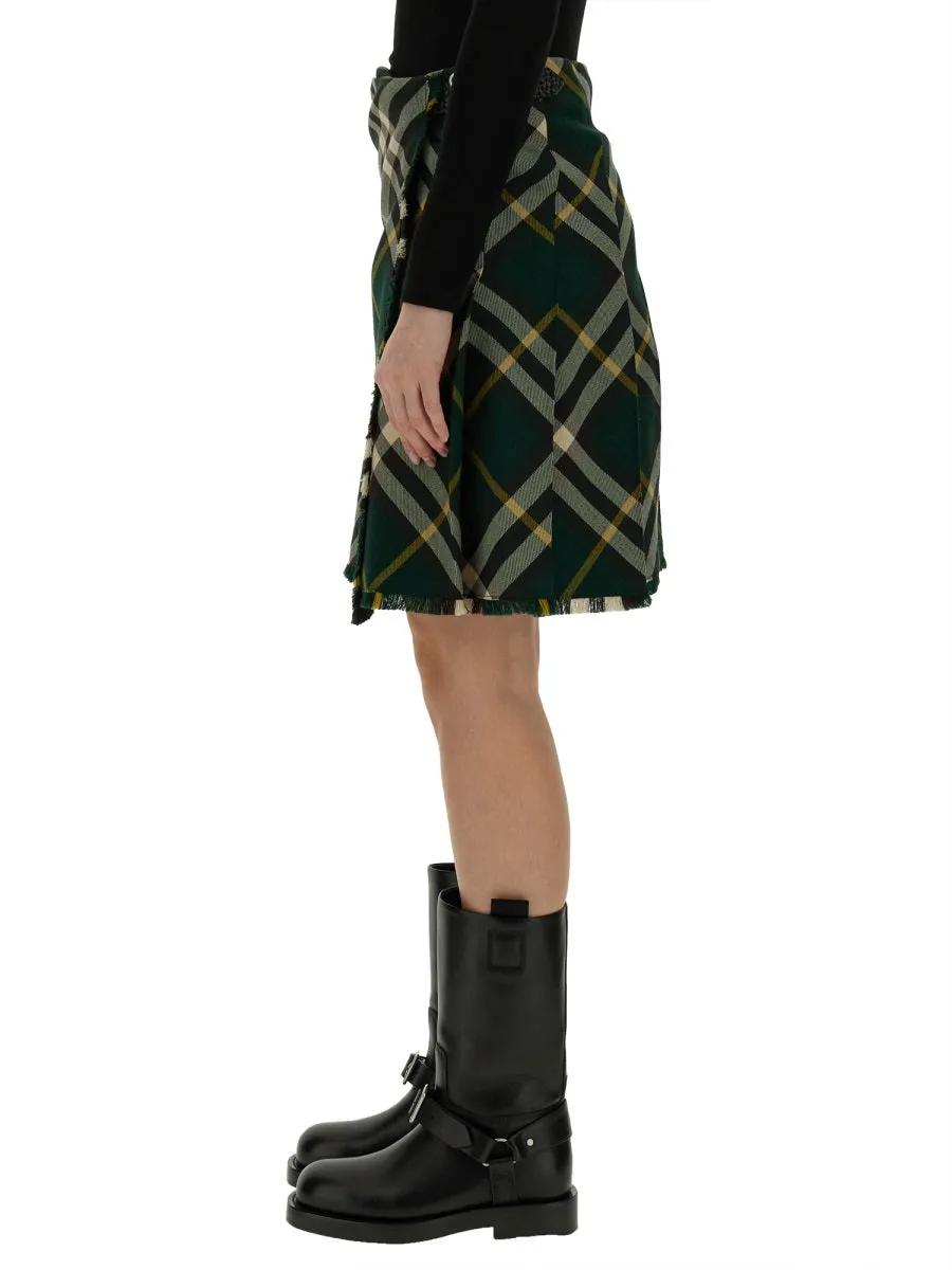 Mini Skirt in Green Wool sold by Lord & Taylor product image thumbnail 4