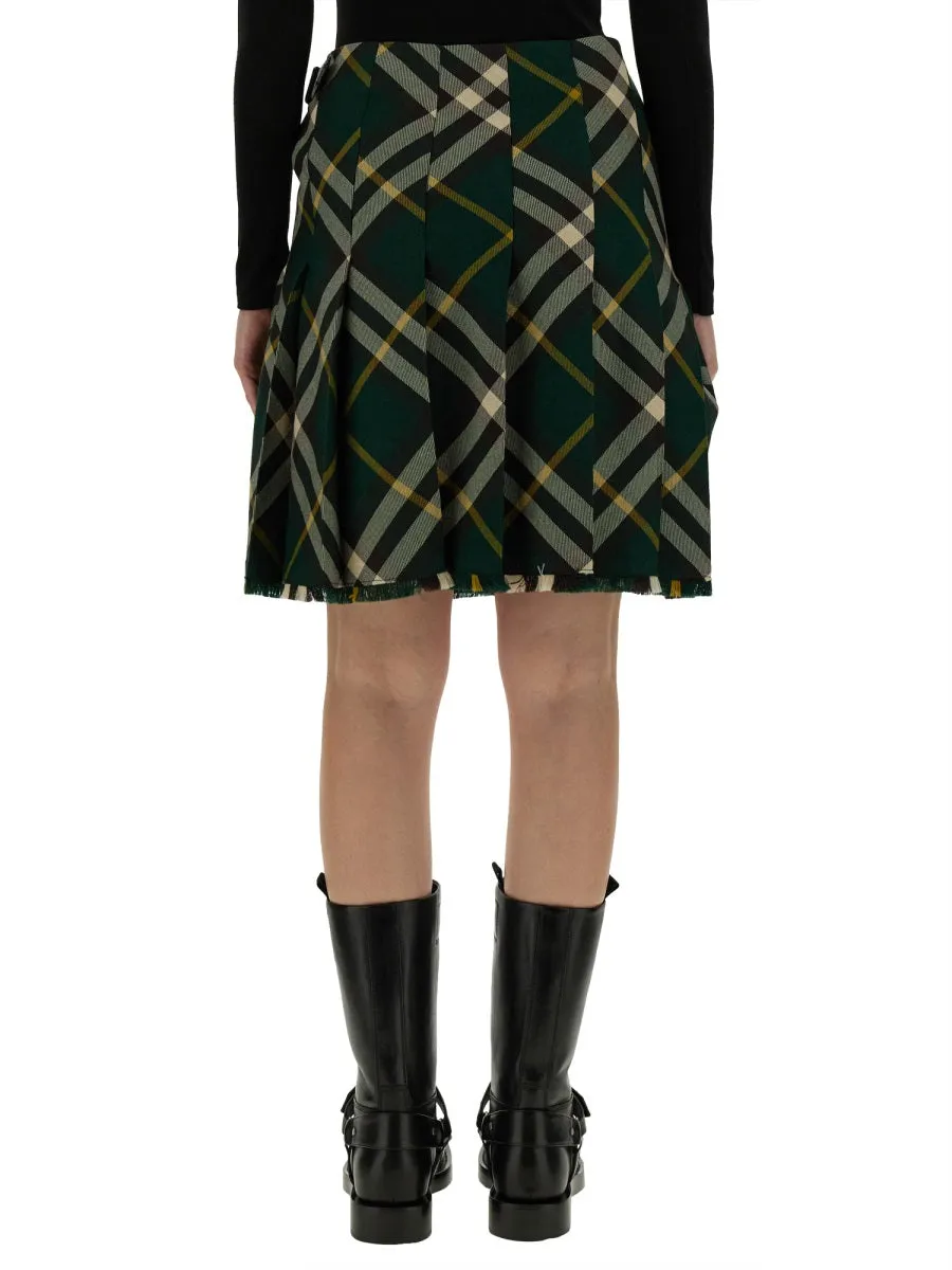 Mini Skirt in Green Wool sold by Lord & Taylor product image thumbnail 2