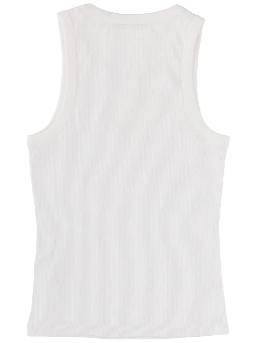 Logo Slim Fit Tank Top sold by Lord & Taylor product image thumbnail 2