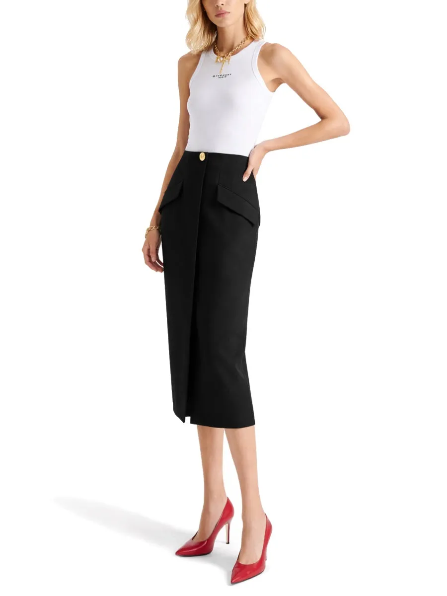 Logo Slim Fit Tank Top sold by Lord & Taylor product image thumbnail 3