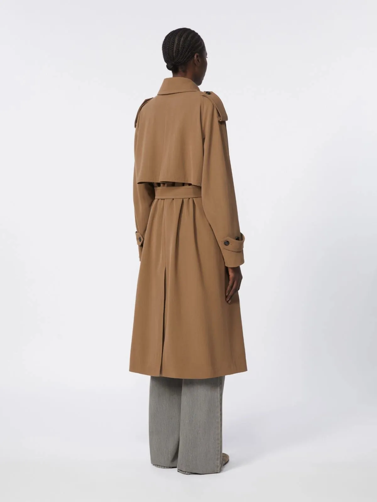 BROW WOOL CERTO TRENCH COAT sold by Lord & Taylor product image thumbnail 4