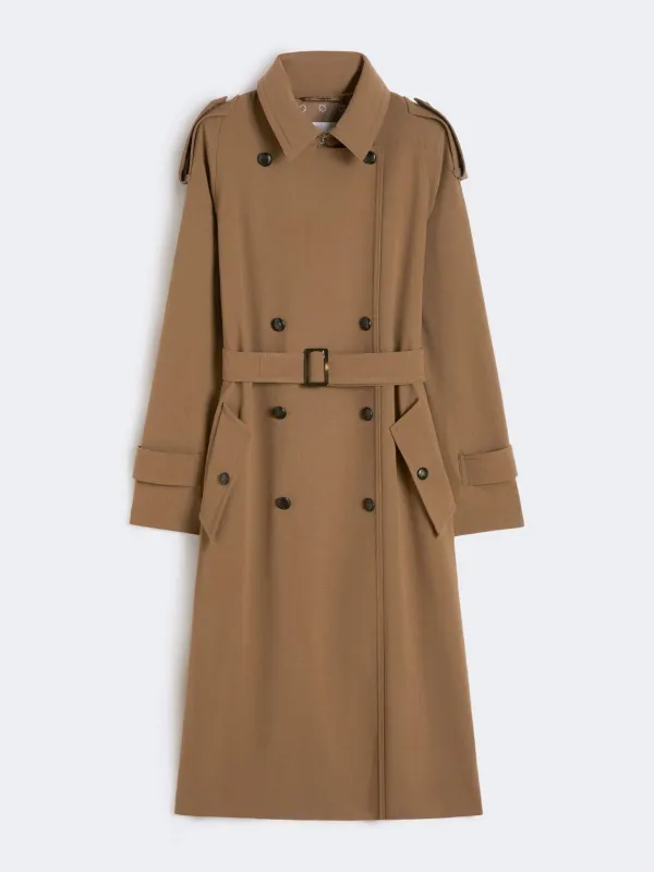 BROW WOOL CERTO TRENCH COAT made by MaxMara
