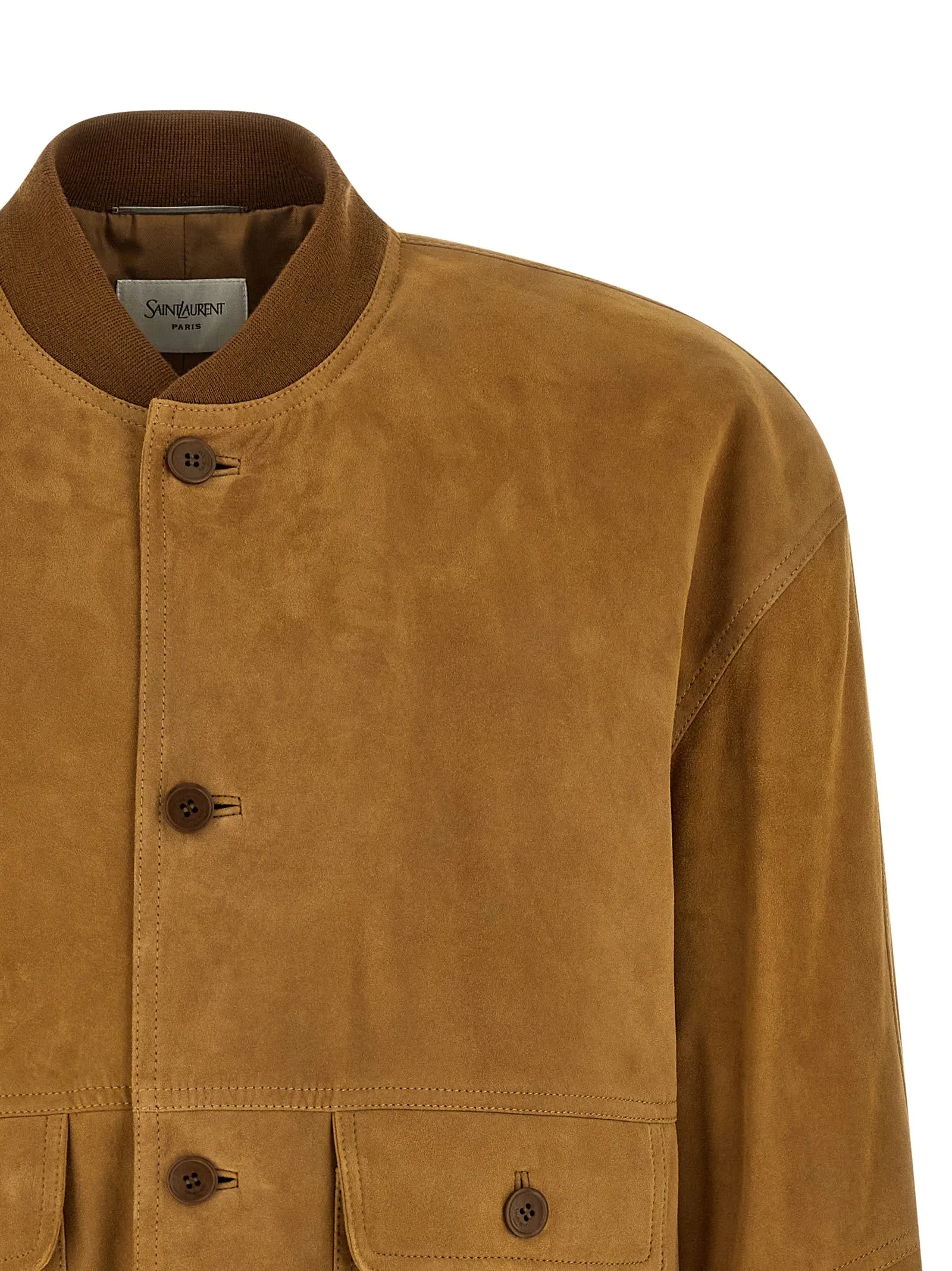 Suede bomber jacket sold by Lord & Taylor product image thumbnail 3