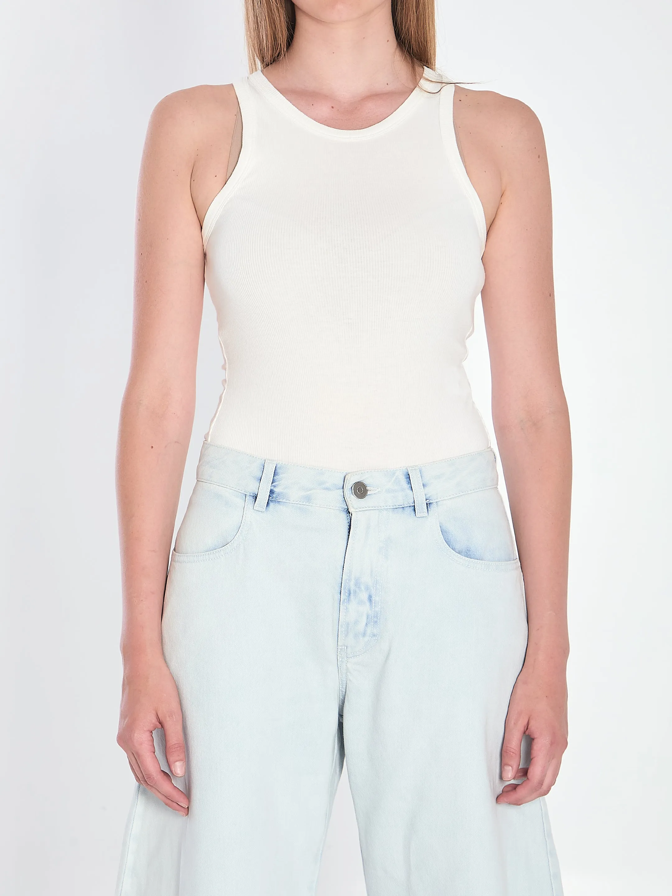 Halter bodysuit sold by Lord & Taylor