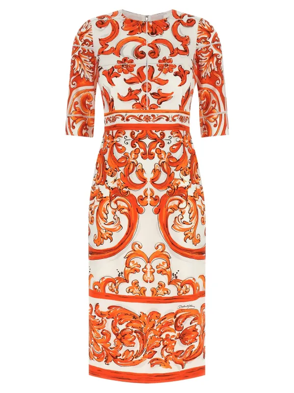 'Maiolica' dress made by Dolce & Gabanna