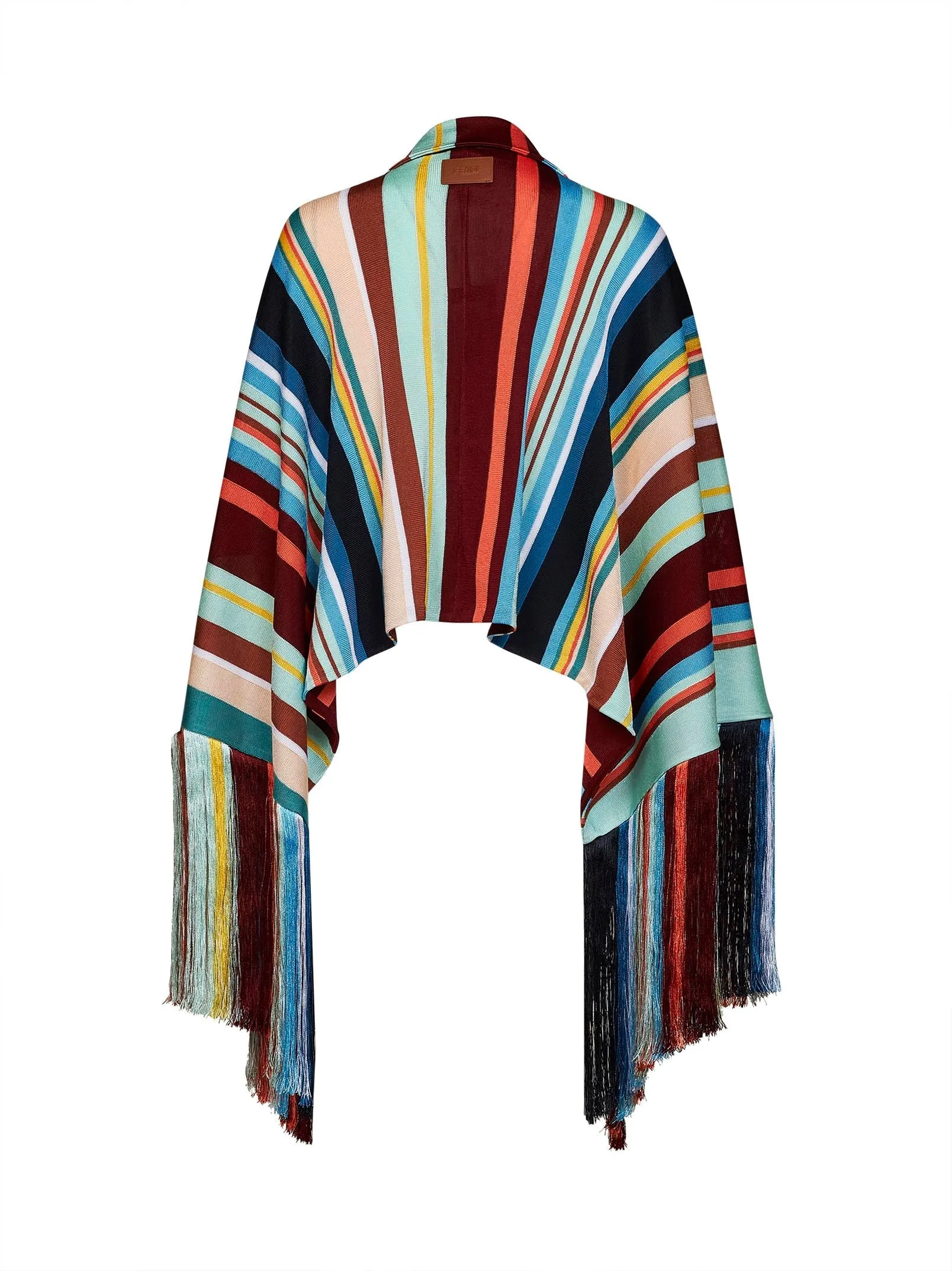 Viscose Knit Poncho Shirt Multicolour sold by Lord & Taylor product image thumbnail 2