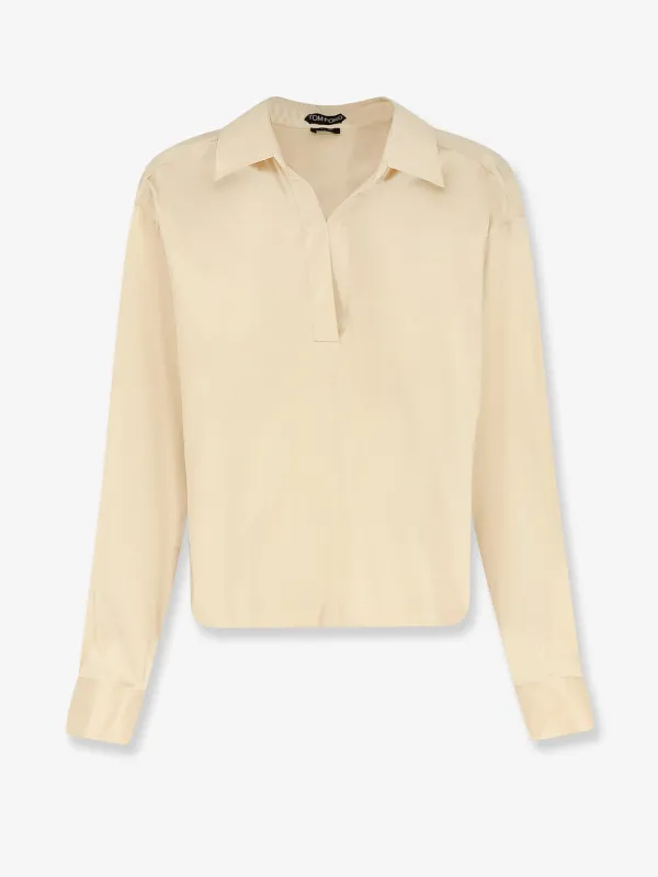 Stretch Satin Shirt made by Tom Ford
