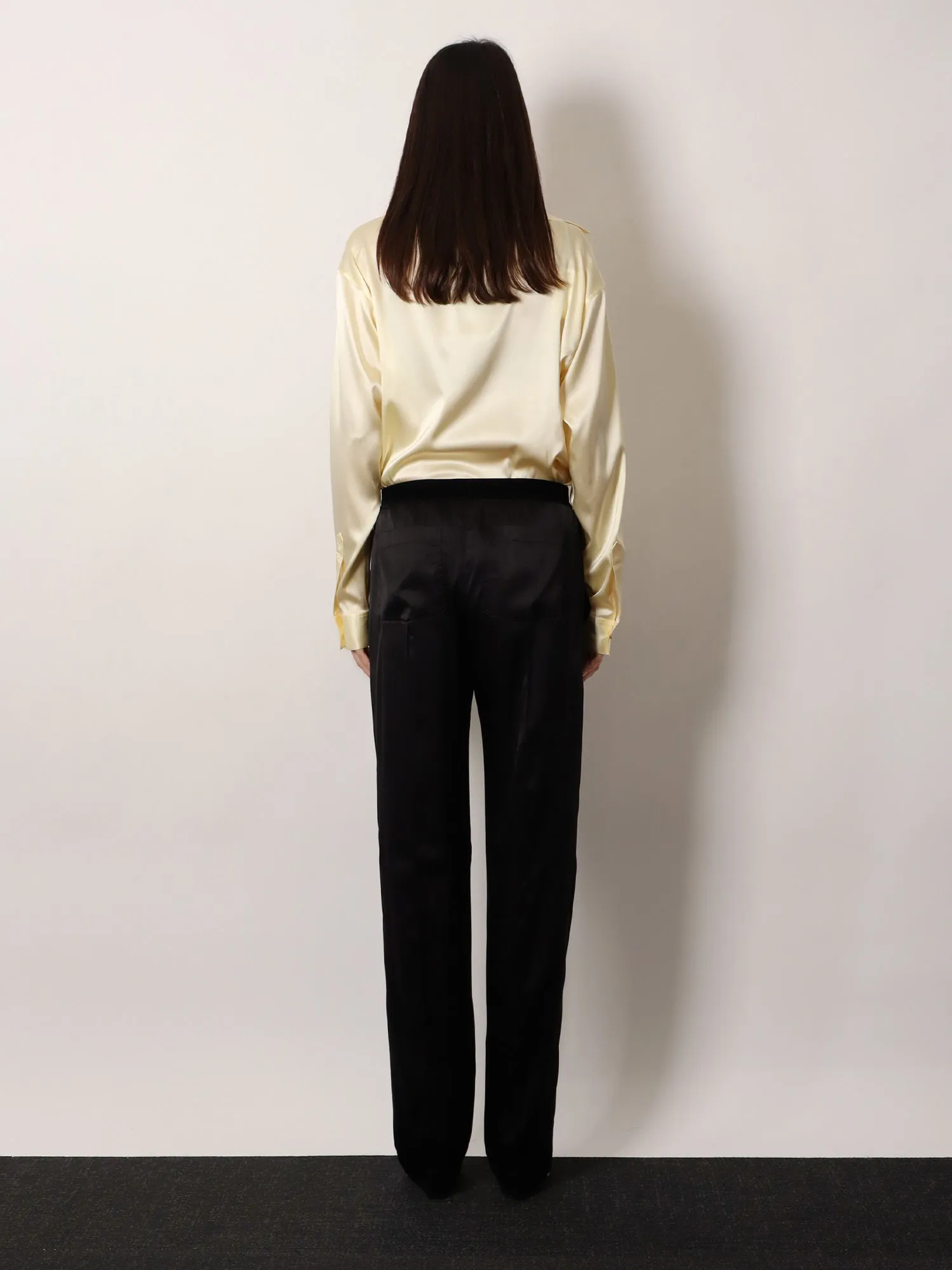 Stretch Satin Trousers sold by Lord & Taylor product image thumbnail 3