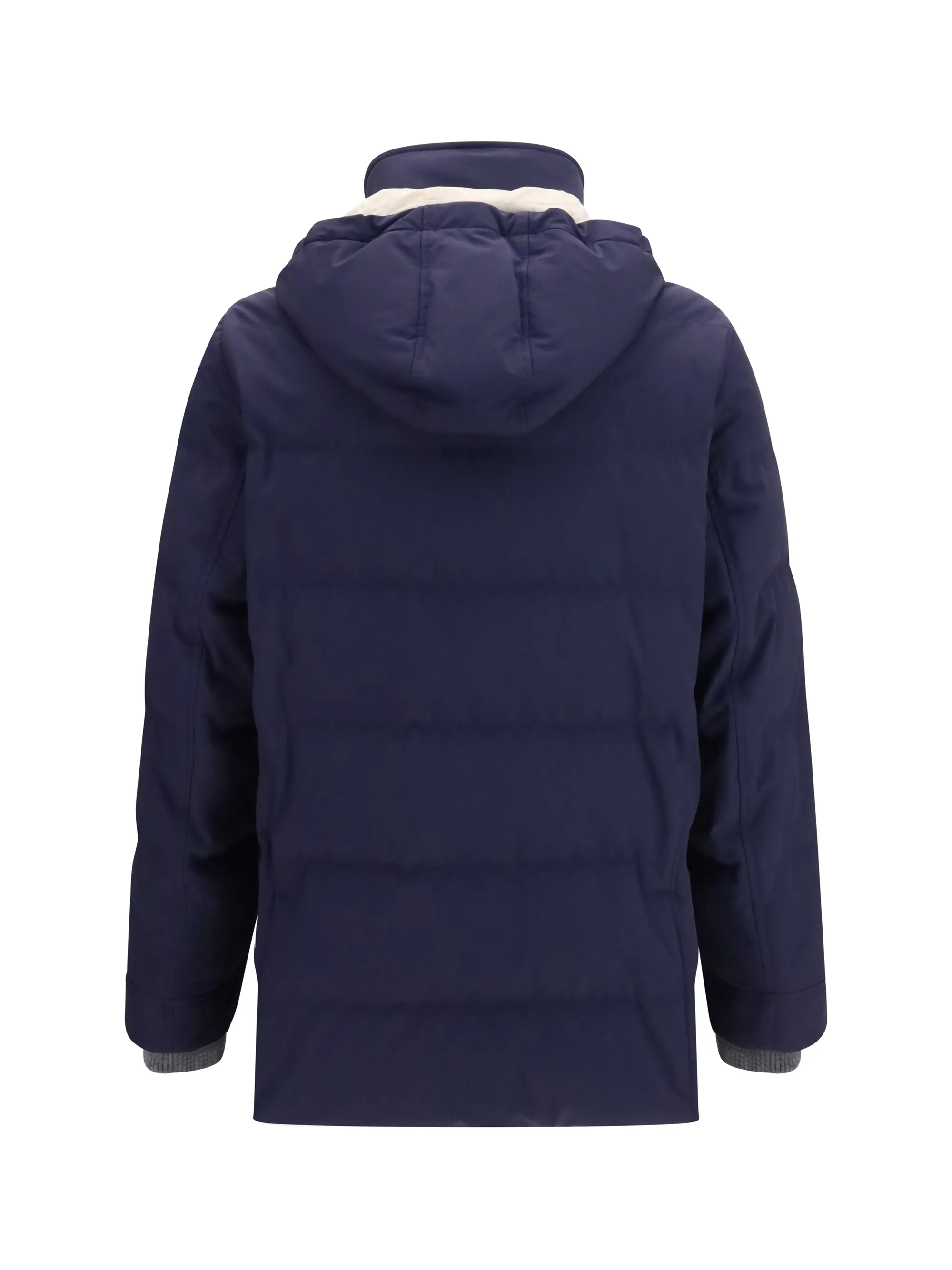 Nylon Hooded Jacket Cobalt/Pewter sold by Lord & Taylor product image thumbnail 2
