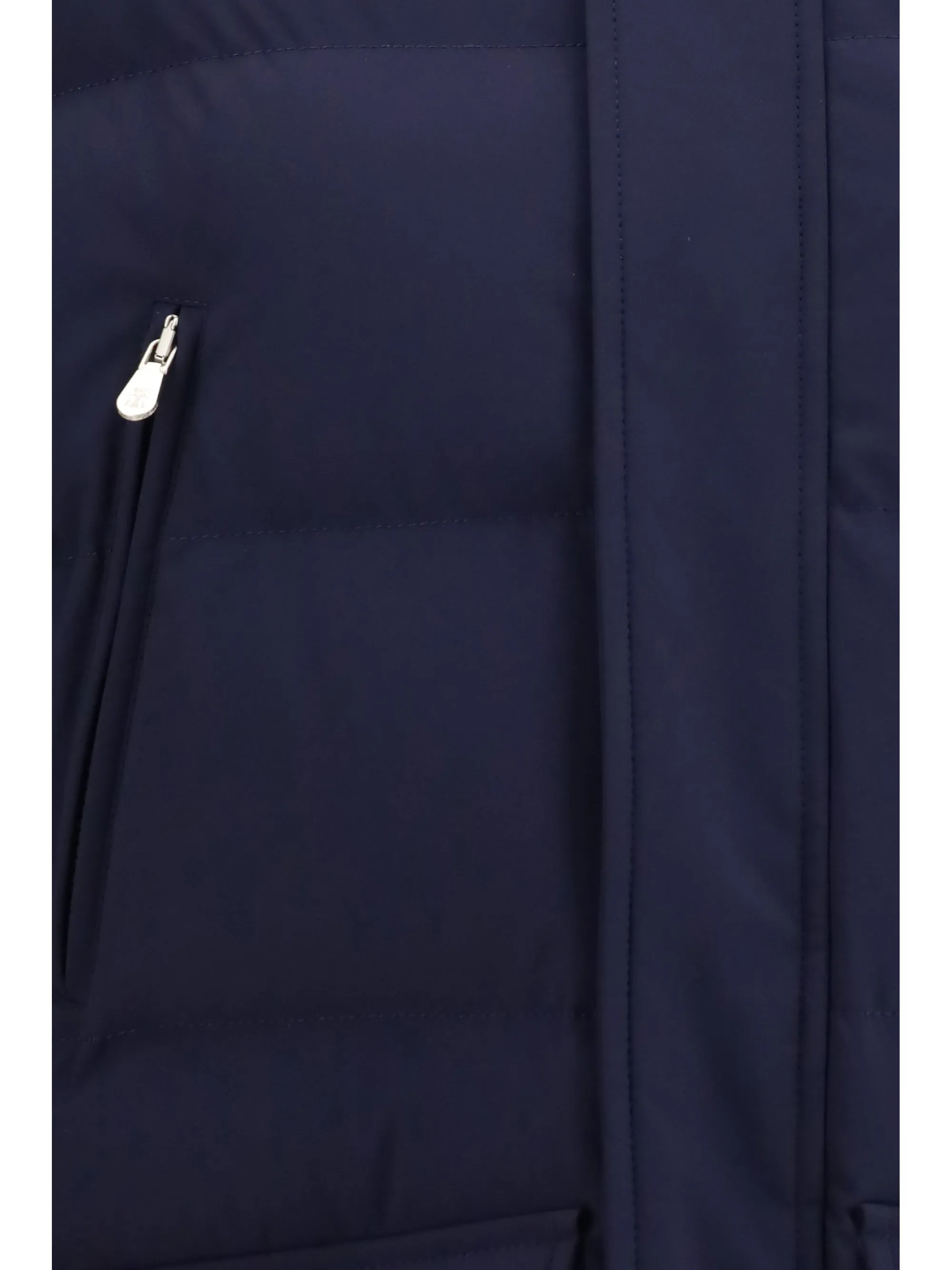 Nylon Hooded Jacket Cobalt/Pewter sold by Lord & Taylor product image thumbnail 3