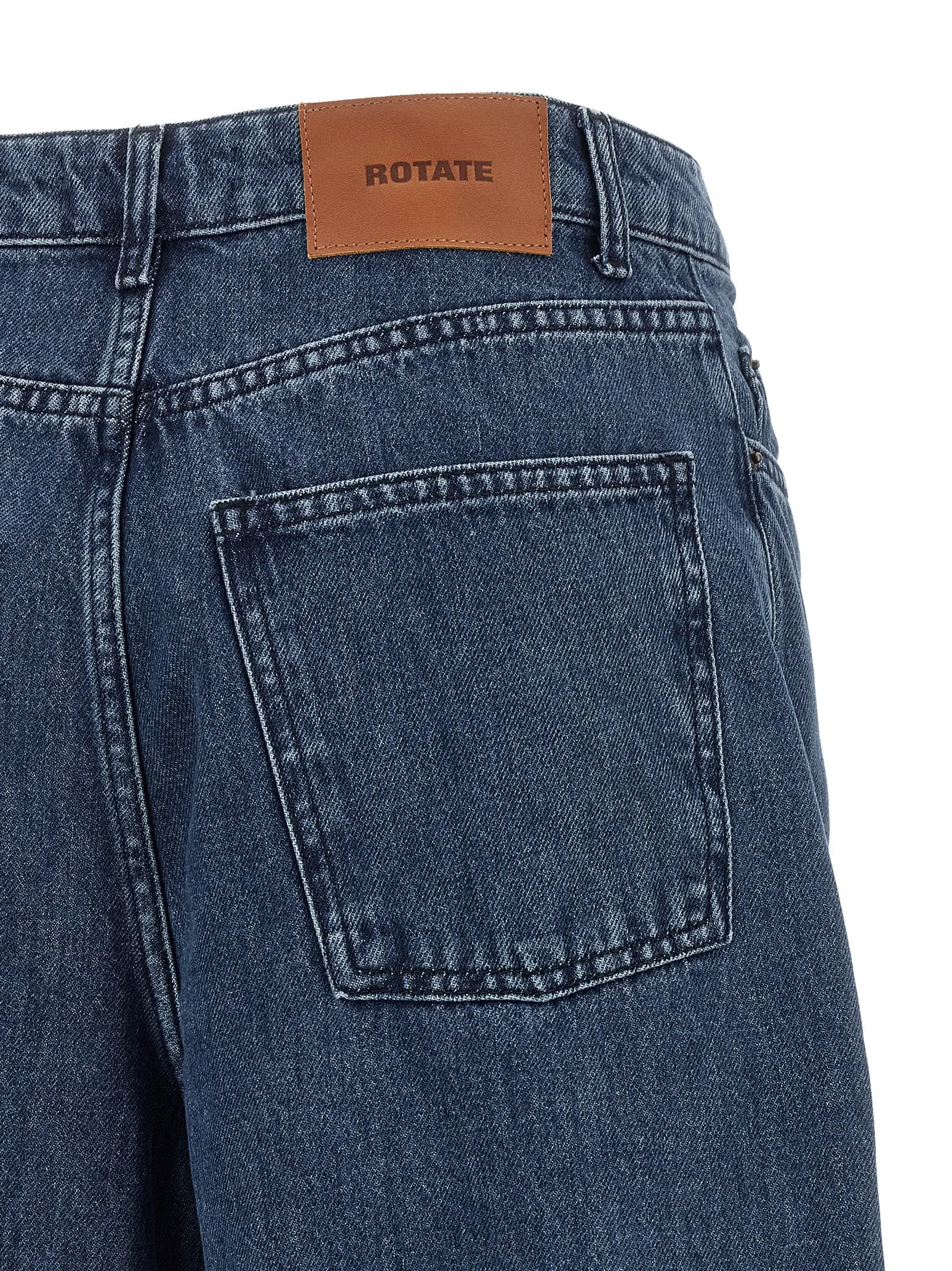 'Draped Barrel Leg' jeans sold by Lord & Taylor product image thumbnail 4