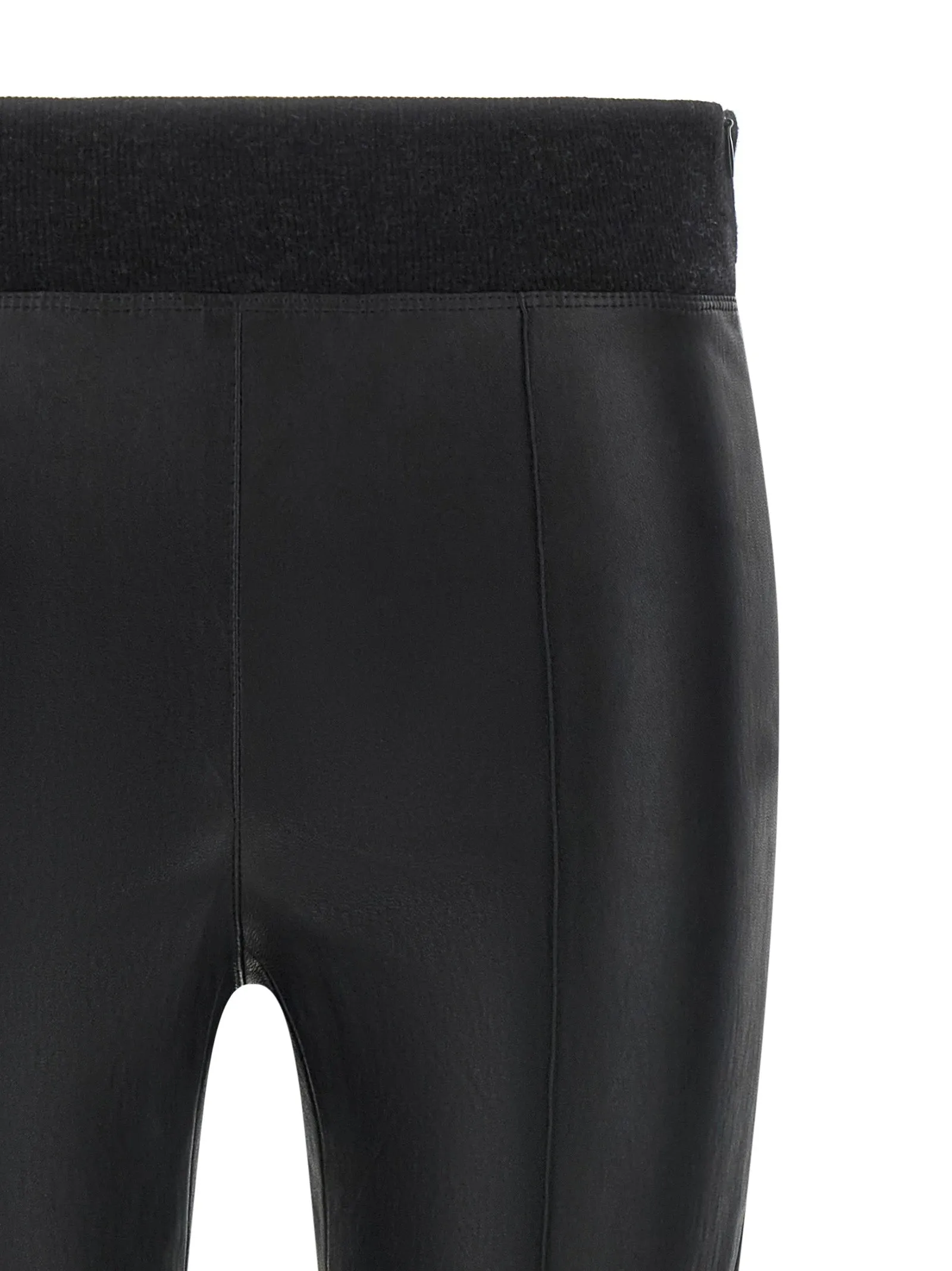 Stretch nappa leather leggings sold by Lord & Taylor product image thumbnail 3