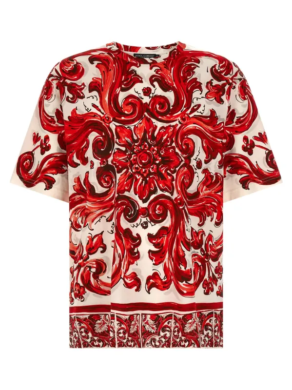 'Maiolica' T-shirt made by Dolce & Gabanna