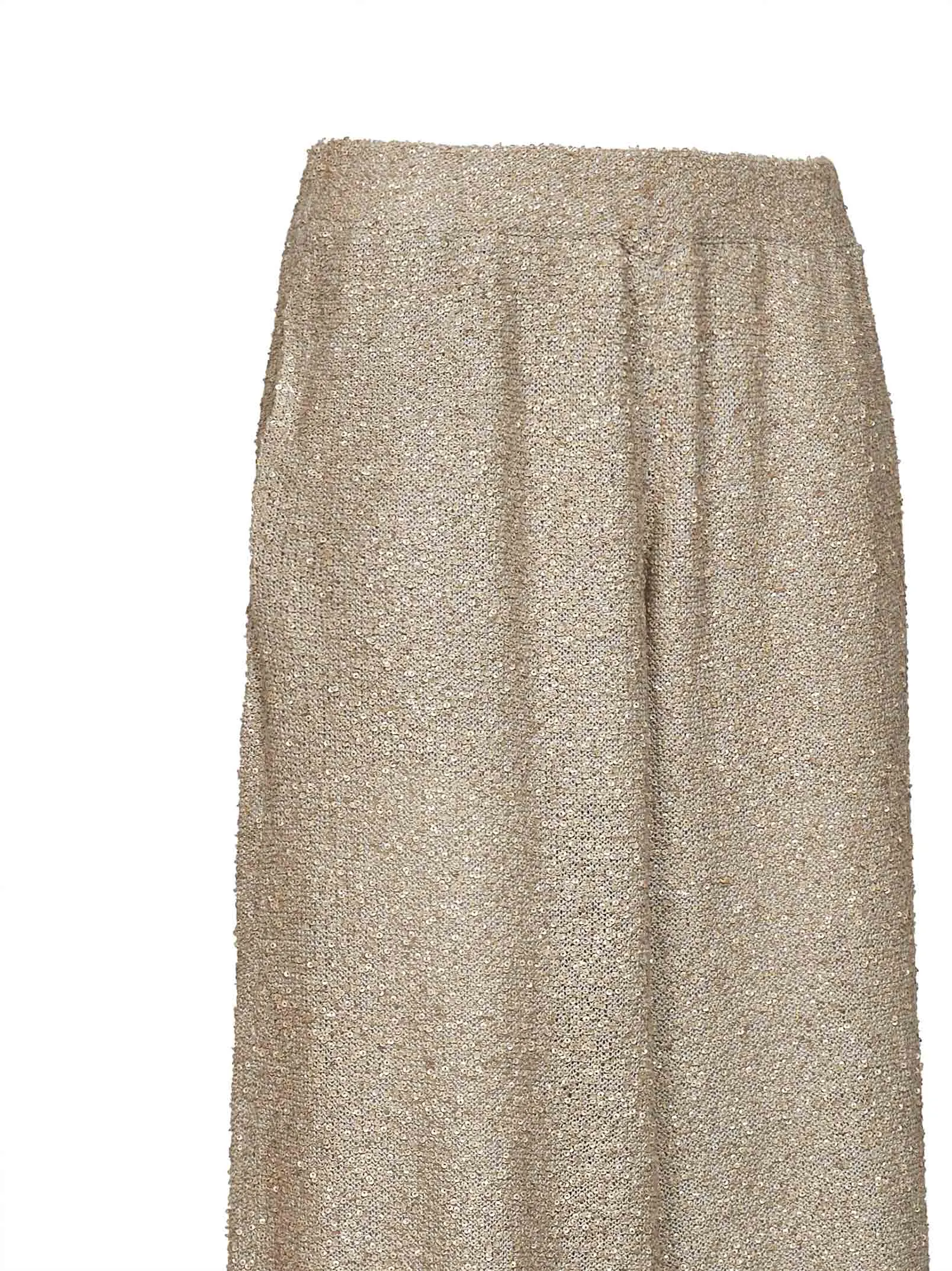Culotte Trousers Gold Sequin Knit sold by Lord & Taylor product image thumbnail 3