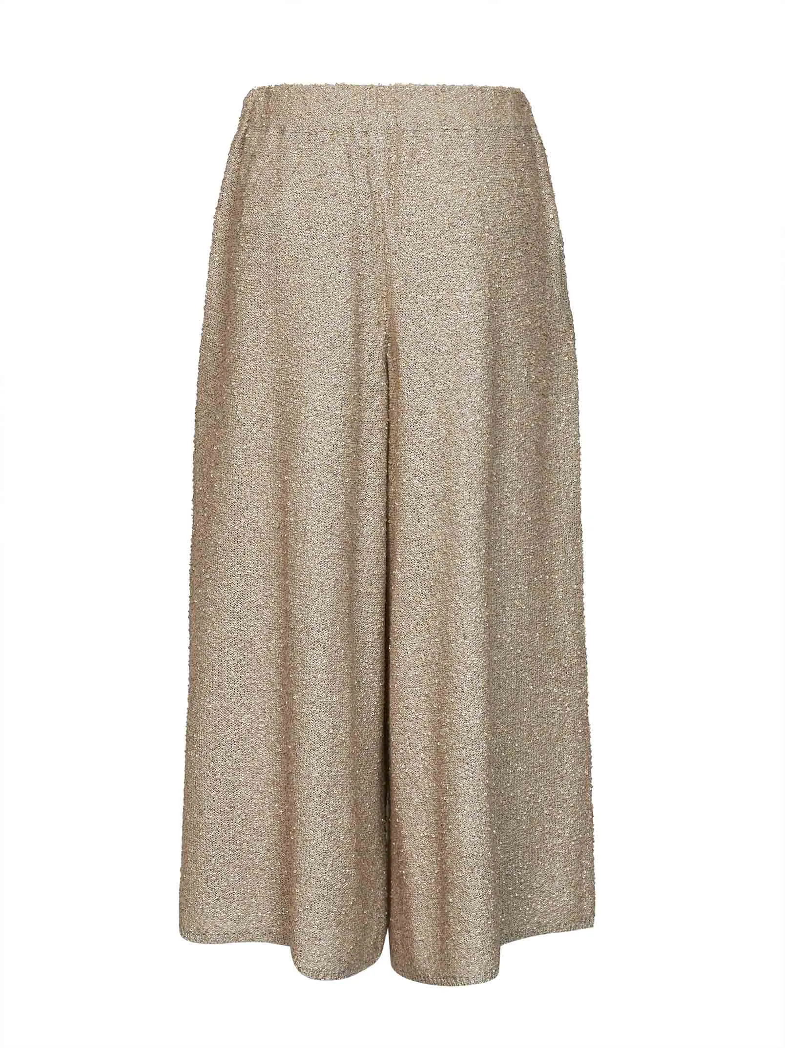Culotte Trousers Gold Sequin Knit sold by Lord & Taylor product image thumbnail 2