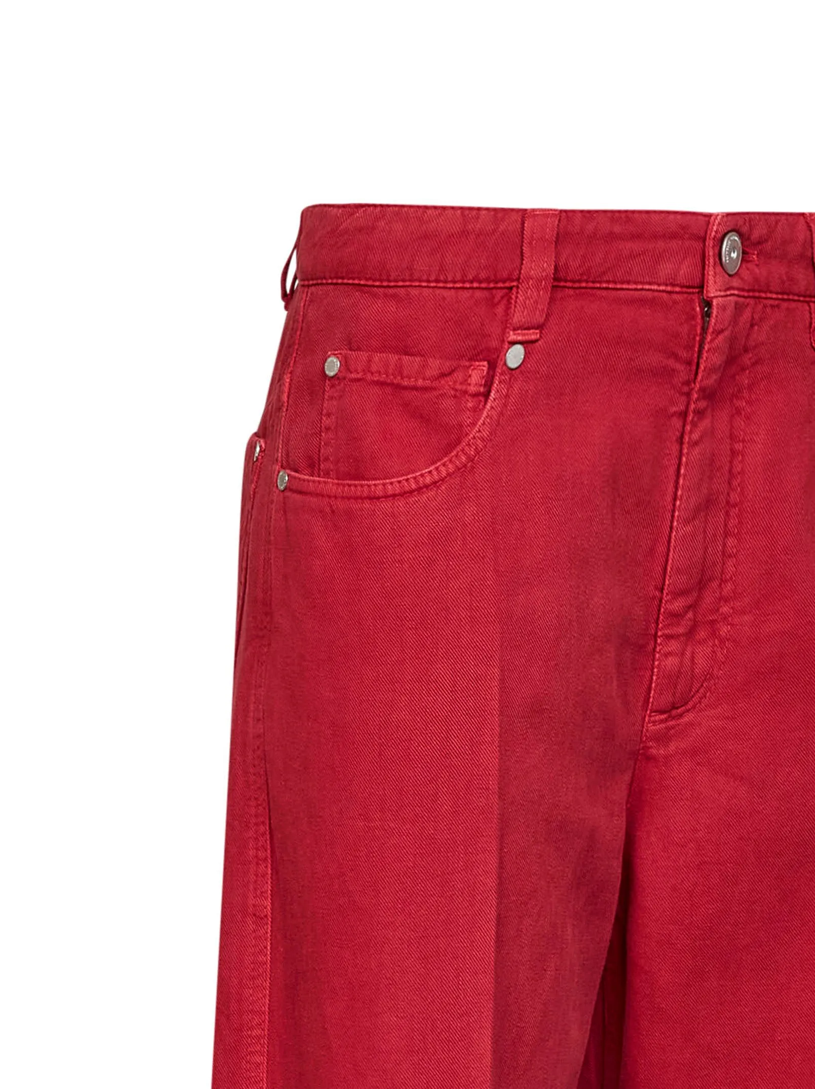 Loose Jeans Crimson Cotton-Linen sold by Lord & Taylor product image thumbnail 3