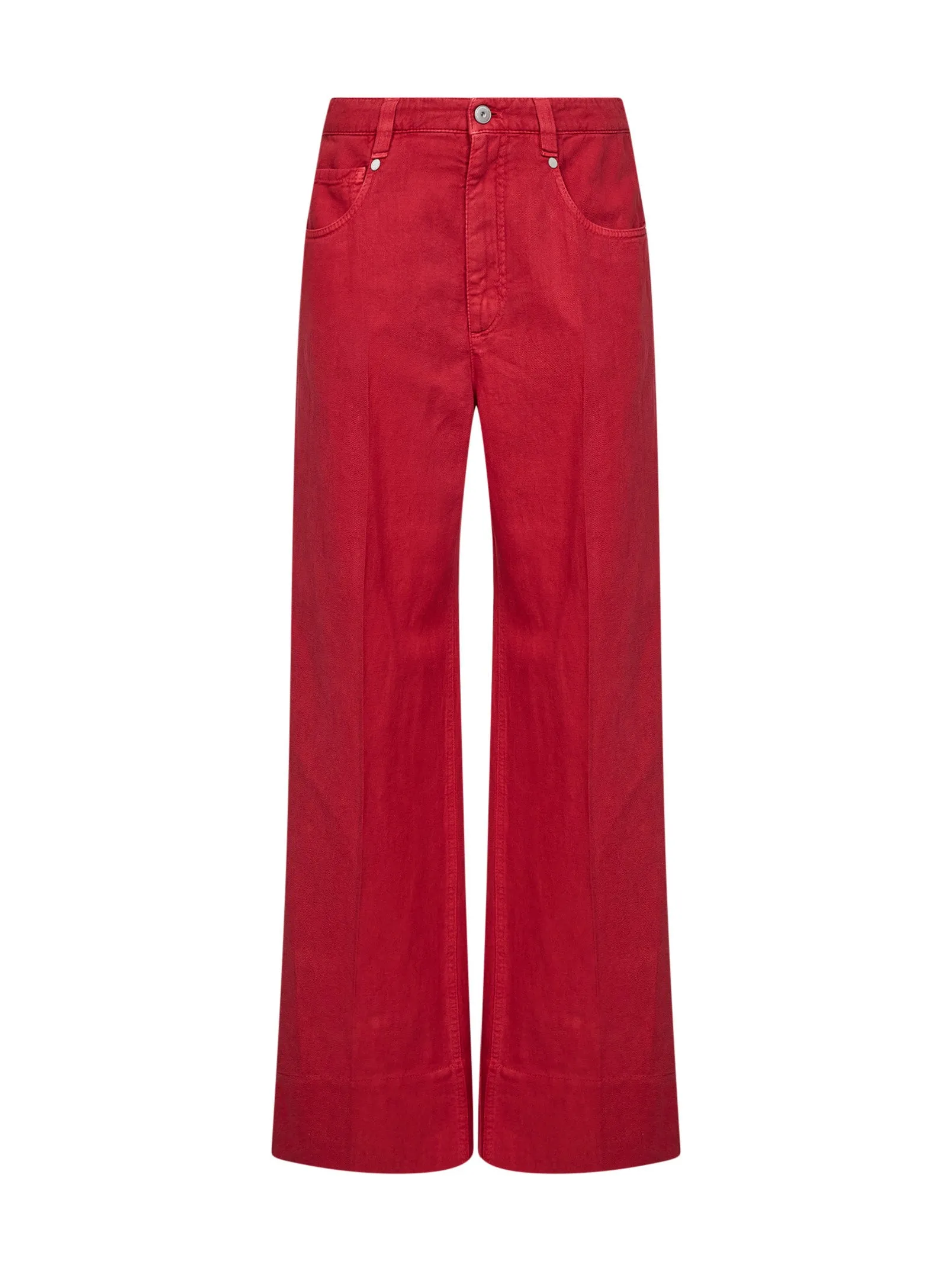 Loose Jeans Crimson Cotton-Linen sold by Lord & Taylor