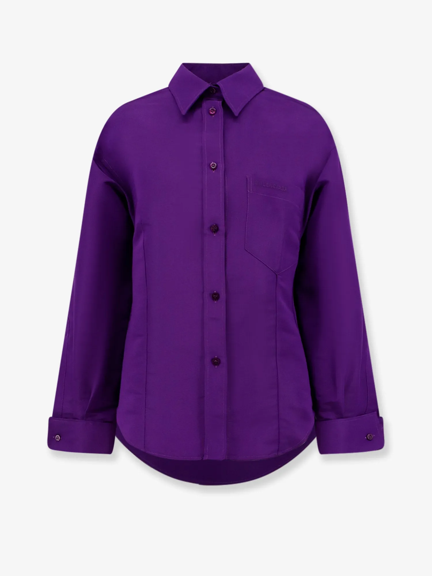 Shirt Silk Shantung Purple sold by Lord & Taylor