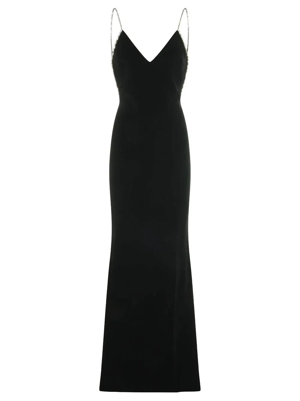 CRYSTAL-EMBELLISHED BACKLESS DRESS sold by Lord & Taylor