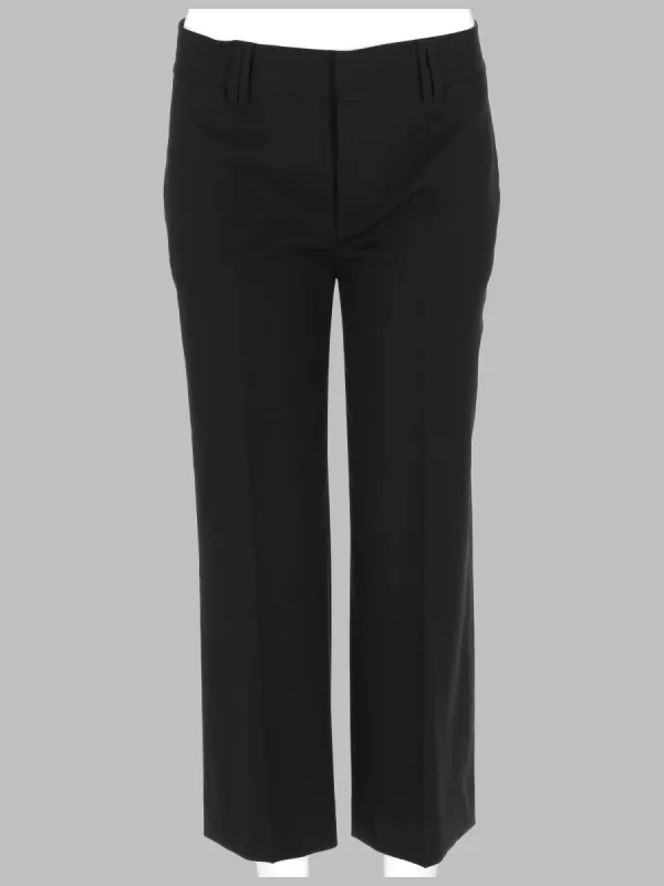 Virgin Wool Trousers Black made by DSQUARED2