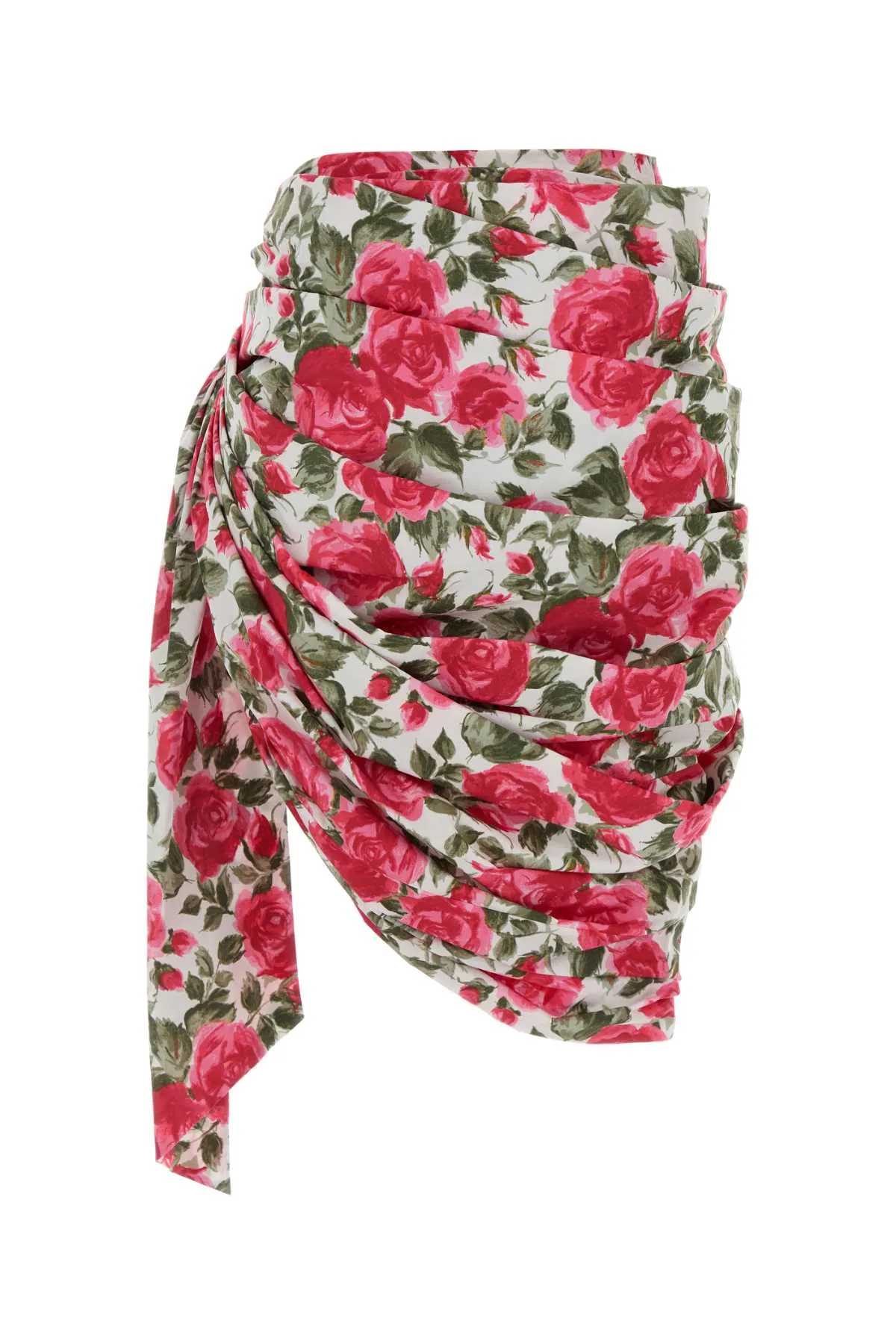 CHLOÉ KNEE-LENGTH WRAP SKIRT IN FLORAL POPLIN sold by Lord & Taylor product image thumbnail 2
