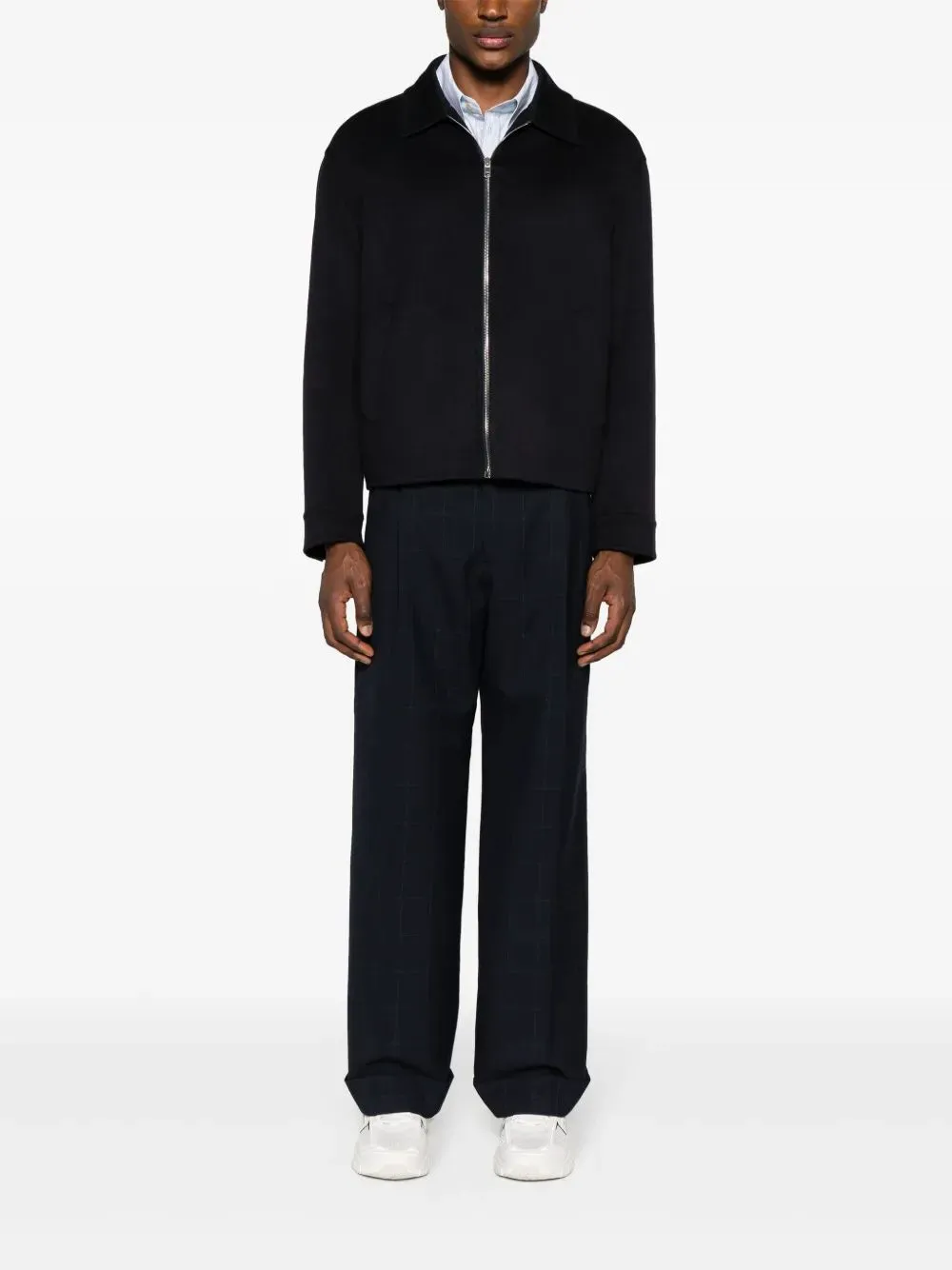 DOUBLE G OVERCHECK WOOL TROUSER sold by Lord & Taylor product image thumbnail 2