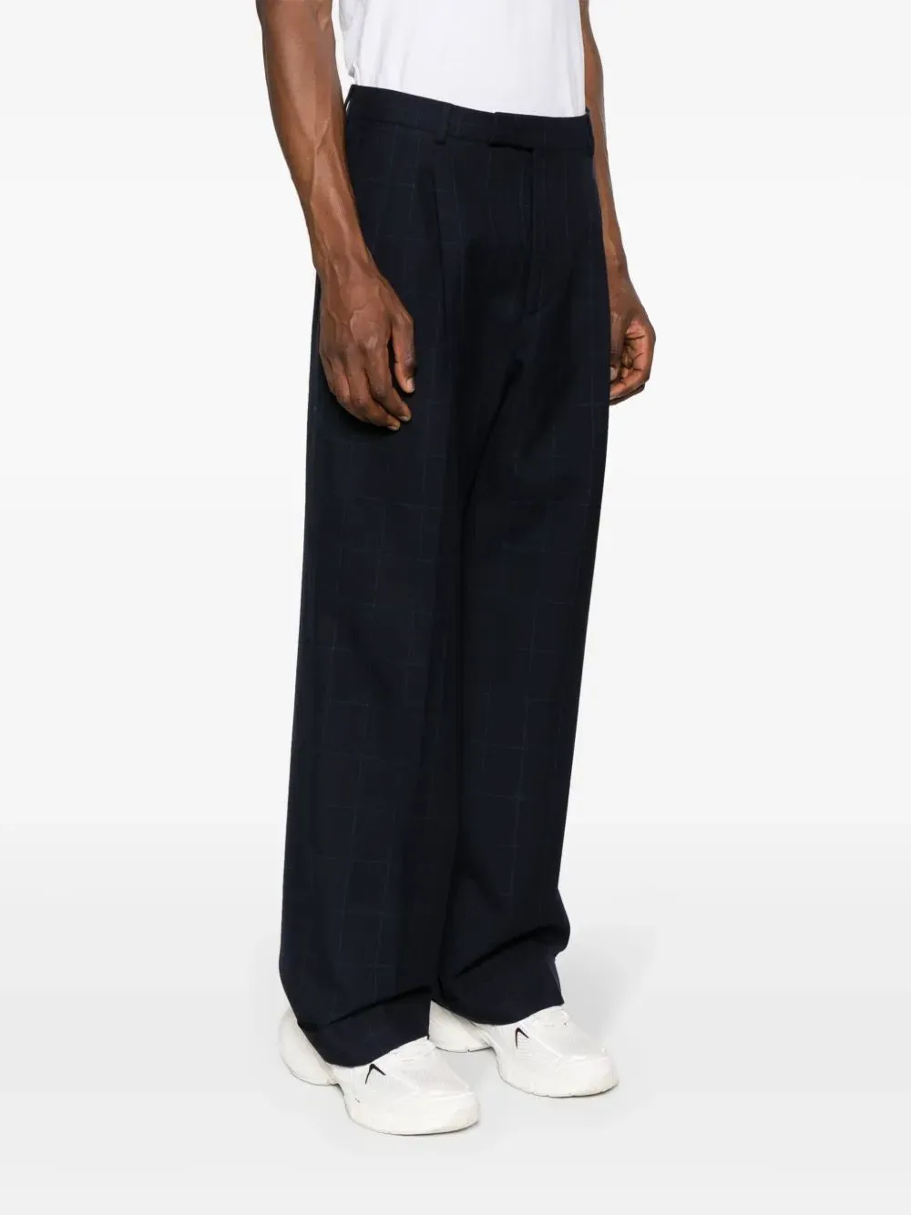 DOUBLE G OVERCHECK WOOL TROUSER sold by Lord & Taylor product image thumbnail 3