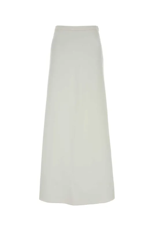 WHITE JERSEY VERNICE SKIRT made by MaxMara