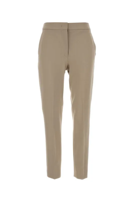 BEIGE STRETCH VISCOSE BLEND PEGNO PANT made by MaxMara