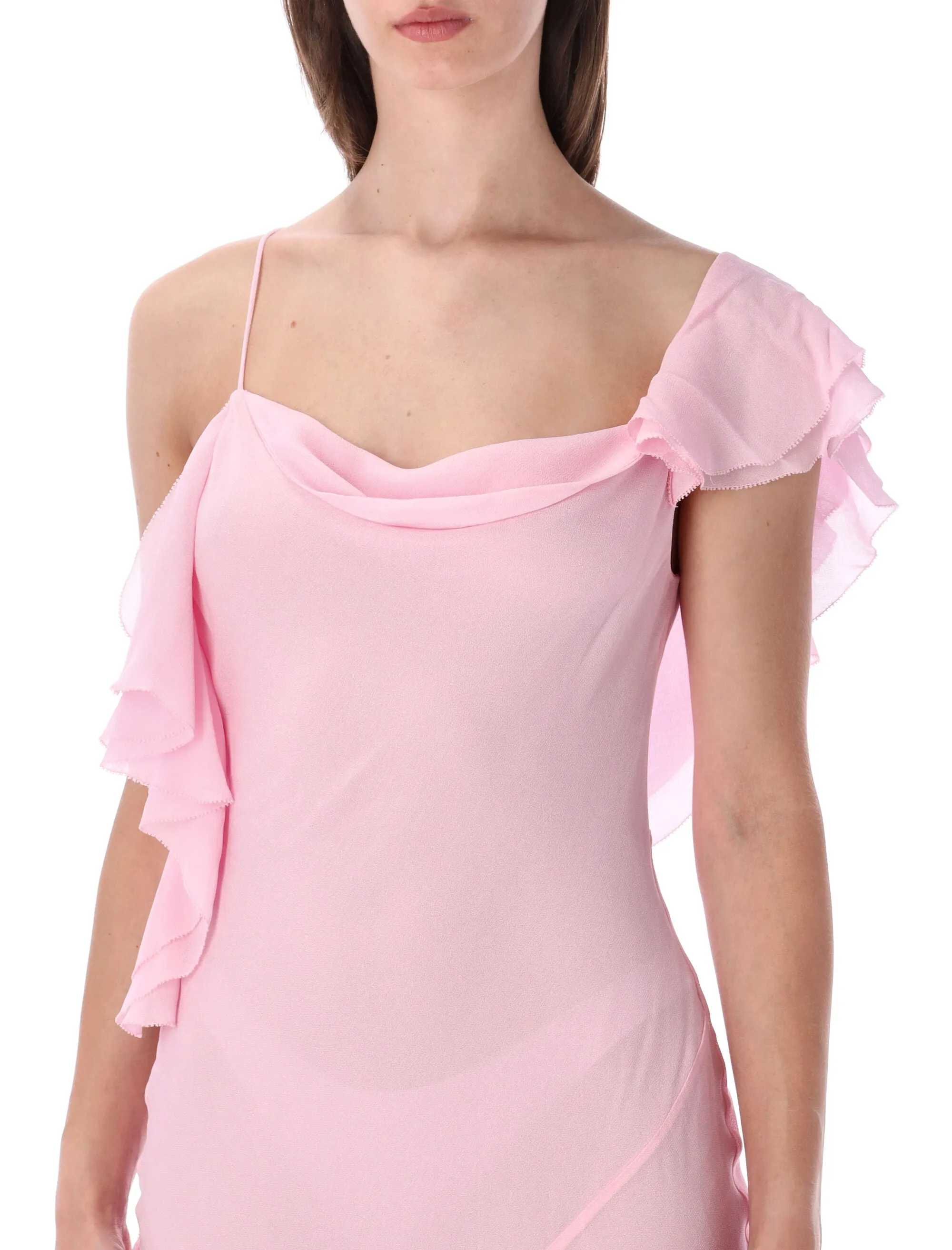 SELF-PORTRAIT GEORGETTE FRILL MAXI DRESS sold by Lord & Taylor product image thumbnail 3