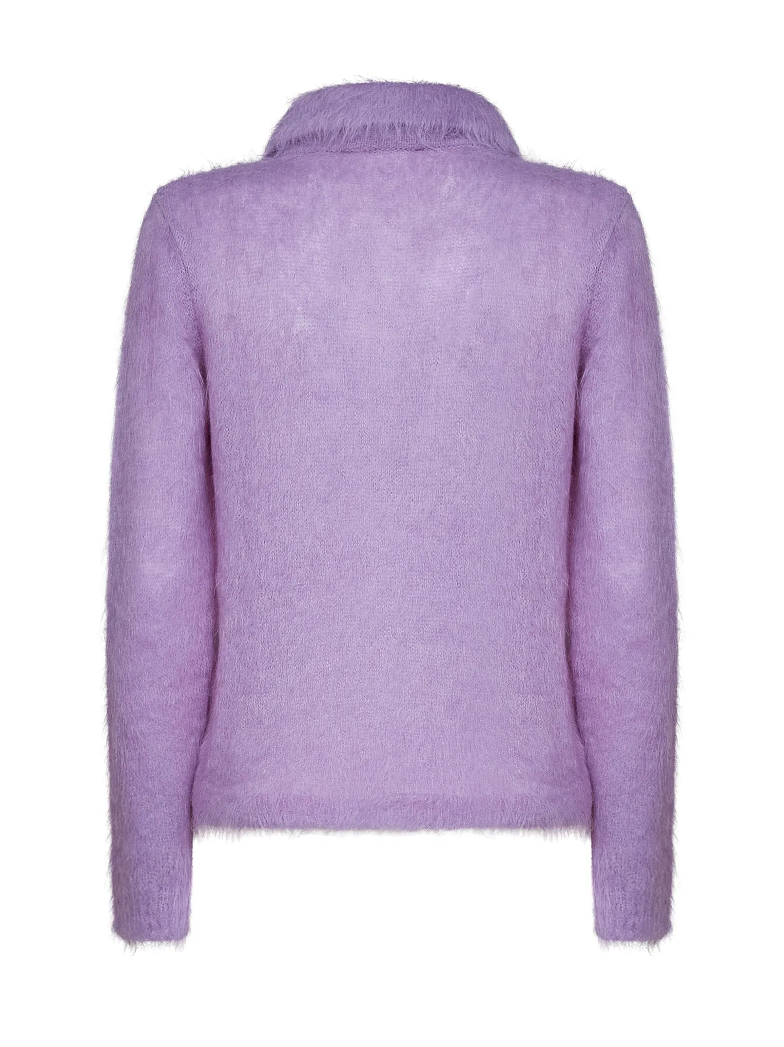 Alpaca-Blend Knit Polo Lilac sold by Lord & Taylor product image thumbnail 2