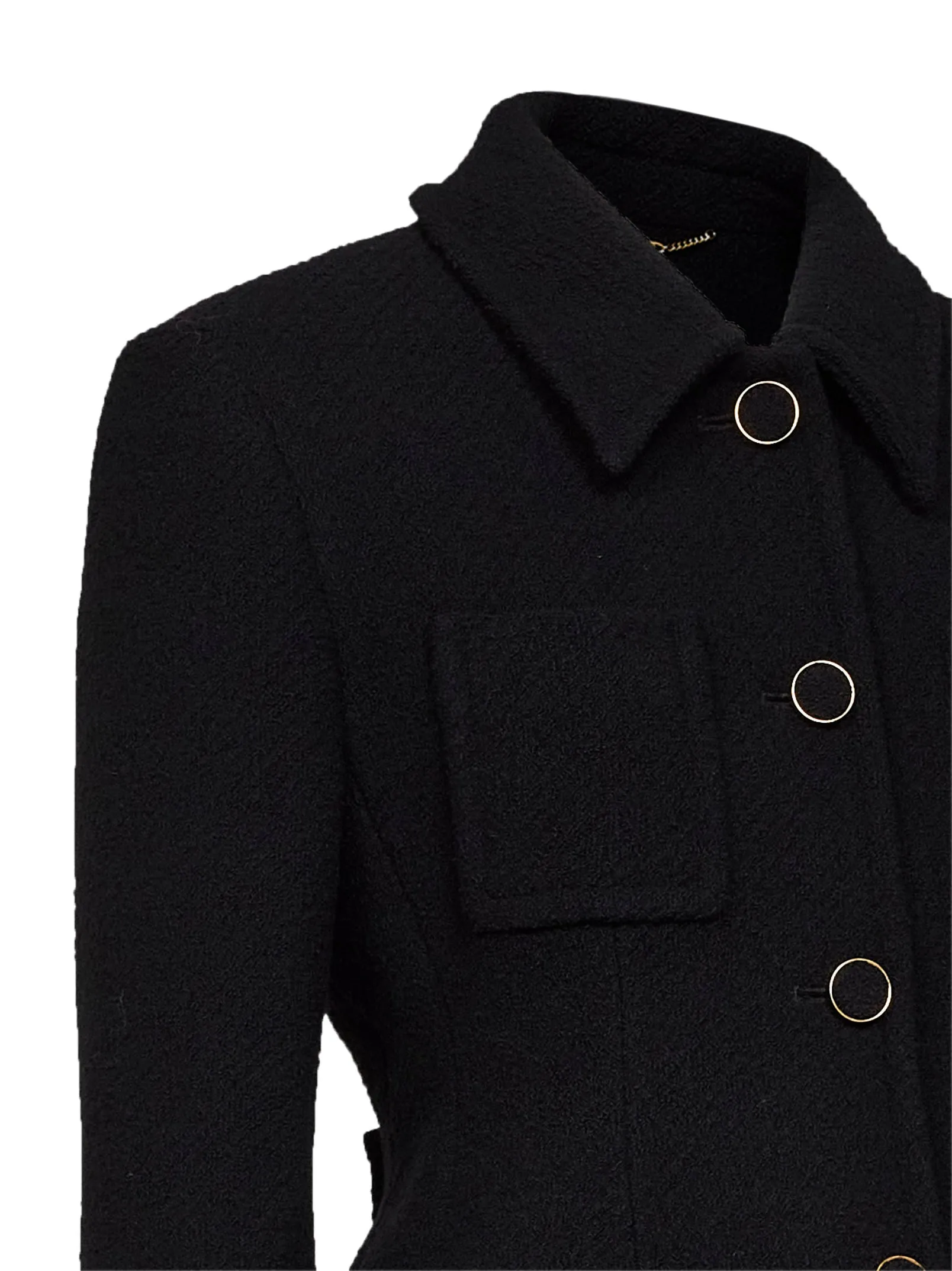 Jacket Bouclé Wool-Blend Black sold by Lord & Taylor product image thumbnail 3