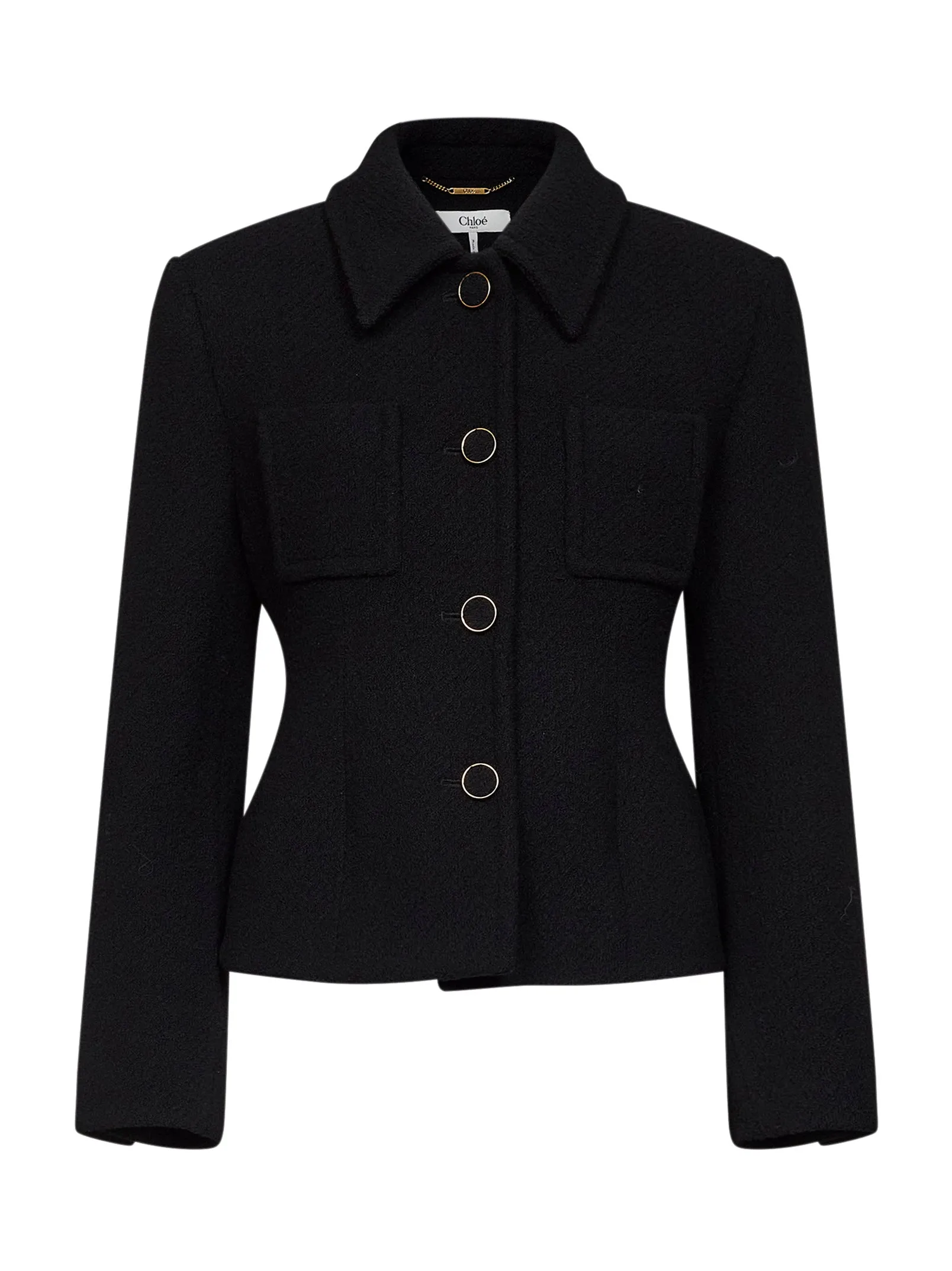 Jacket Bouclé Wool-Blend Black sold by Lord & Taylor