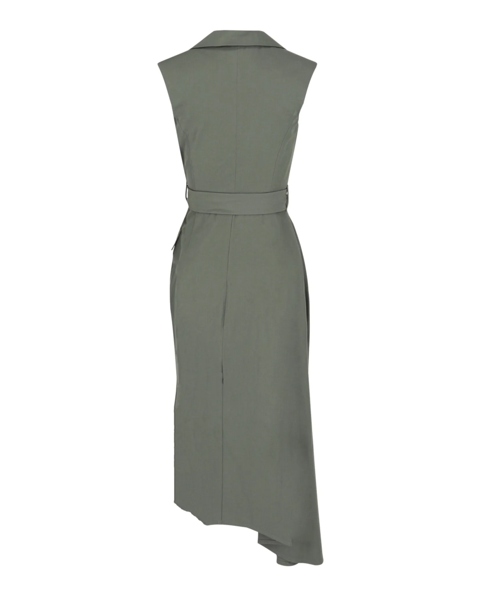 Asymmetrical Trench Midi Dress sold by Lord & Taylor product image thumbnail 2