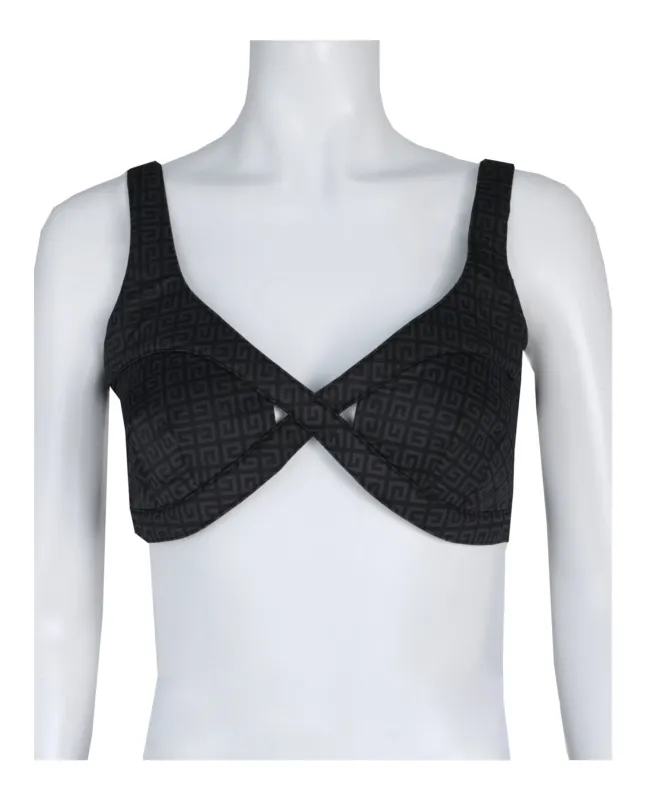 4G Crossed Bikini Top made by Givenchy