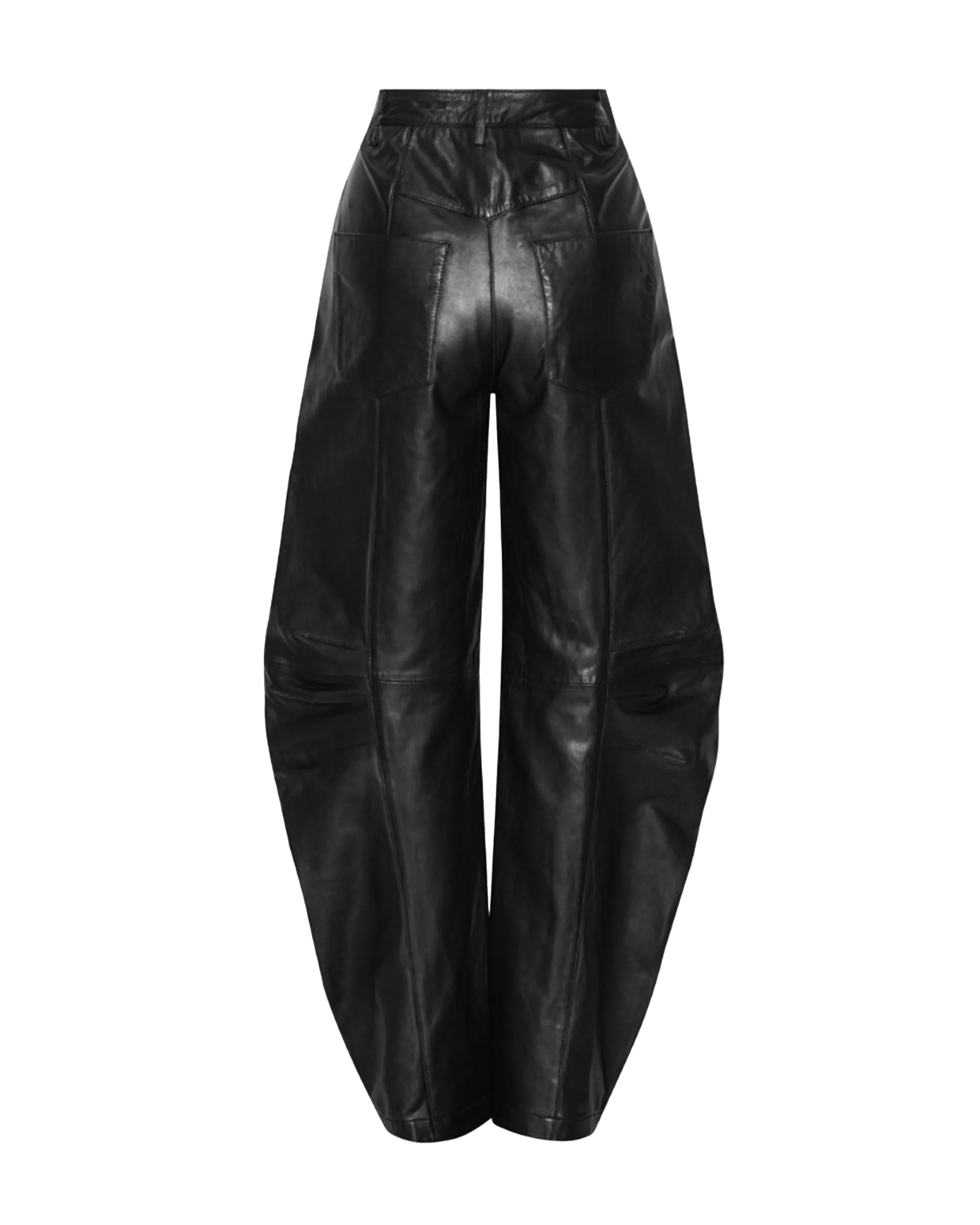 Leather Cargo Trousers Black sold by Lord & Taylor product image thumbnail 2