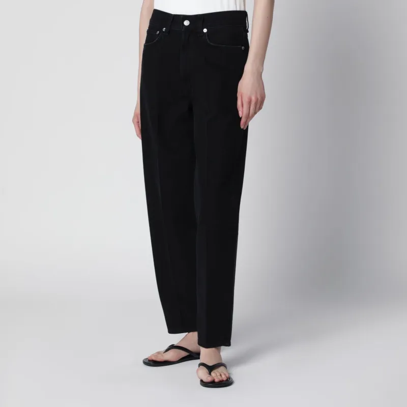 80S STRAIGHTLEG JEANS IN BLACK DENIM made by Agolde