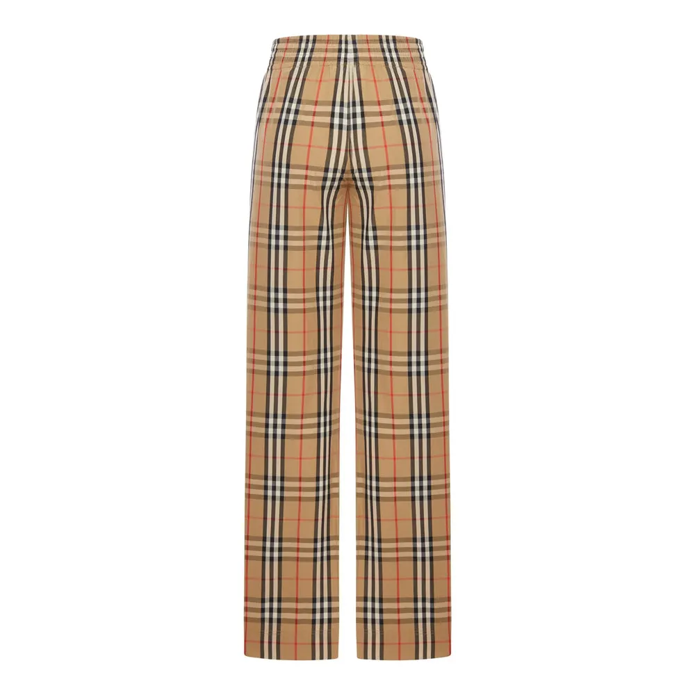 Beige Check Pattern Trousers sold by Lord & Taylor product image thumbnail 2