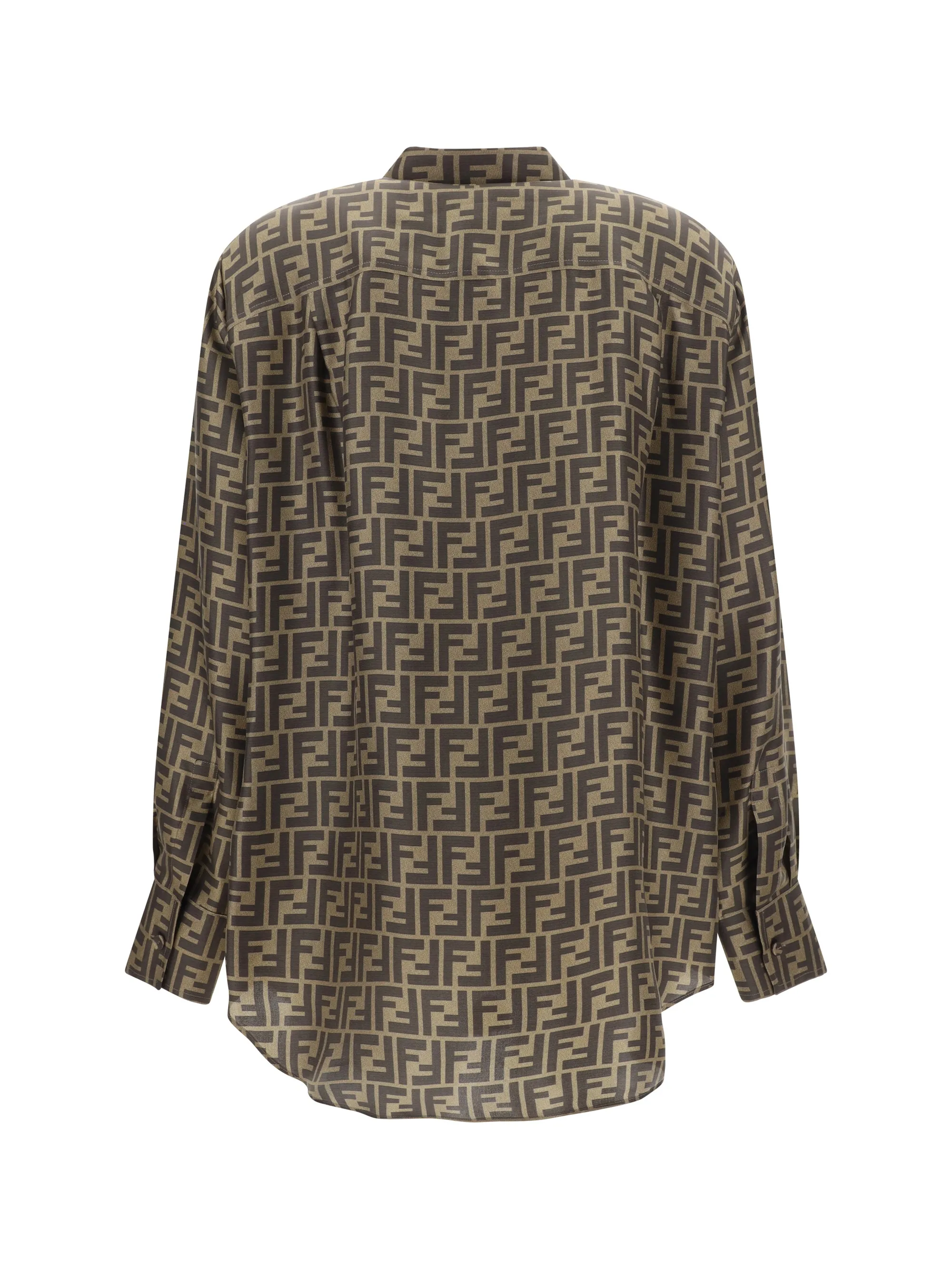 Silk Twill Shirt Tobacco sold by Lord & Taylor product image thumbnail 2