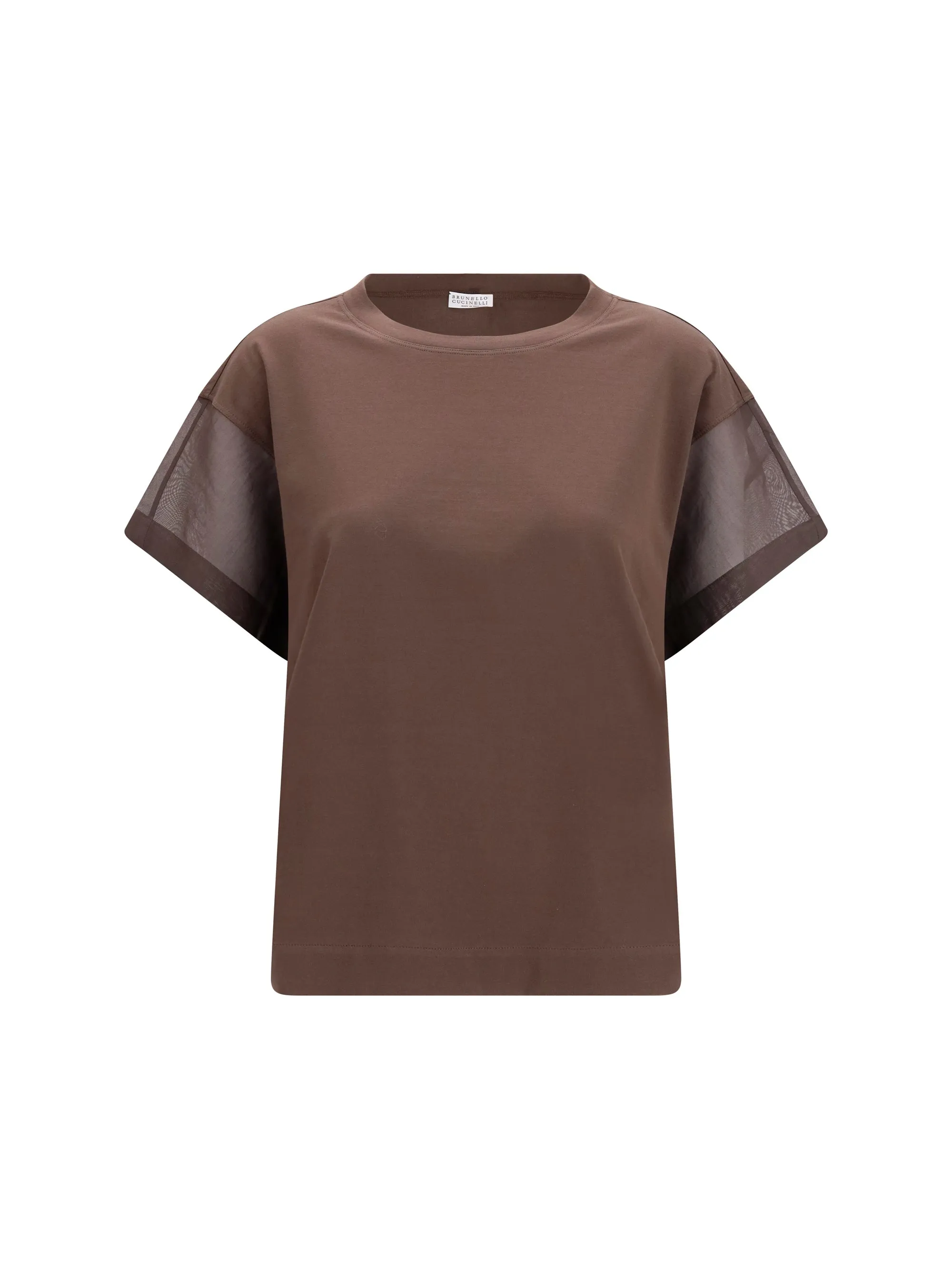 Cotton T-shirt Dark Brown sold by Lord & Taylor
