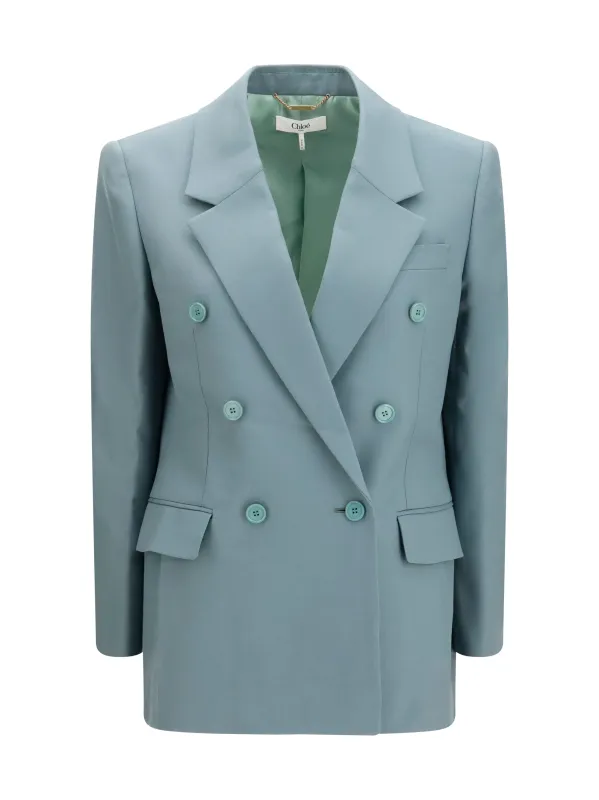 Double-Breasted Blazer Urban Grey made by Chloe