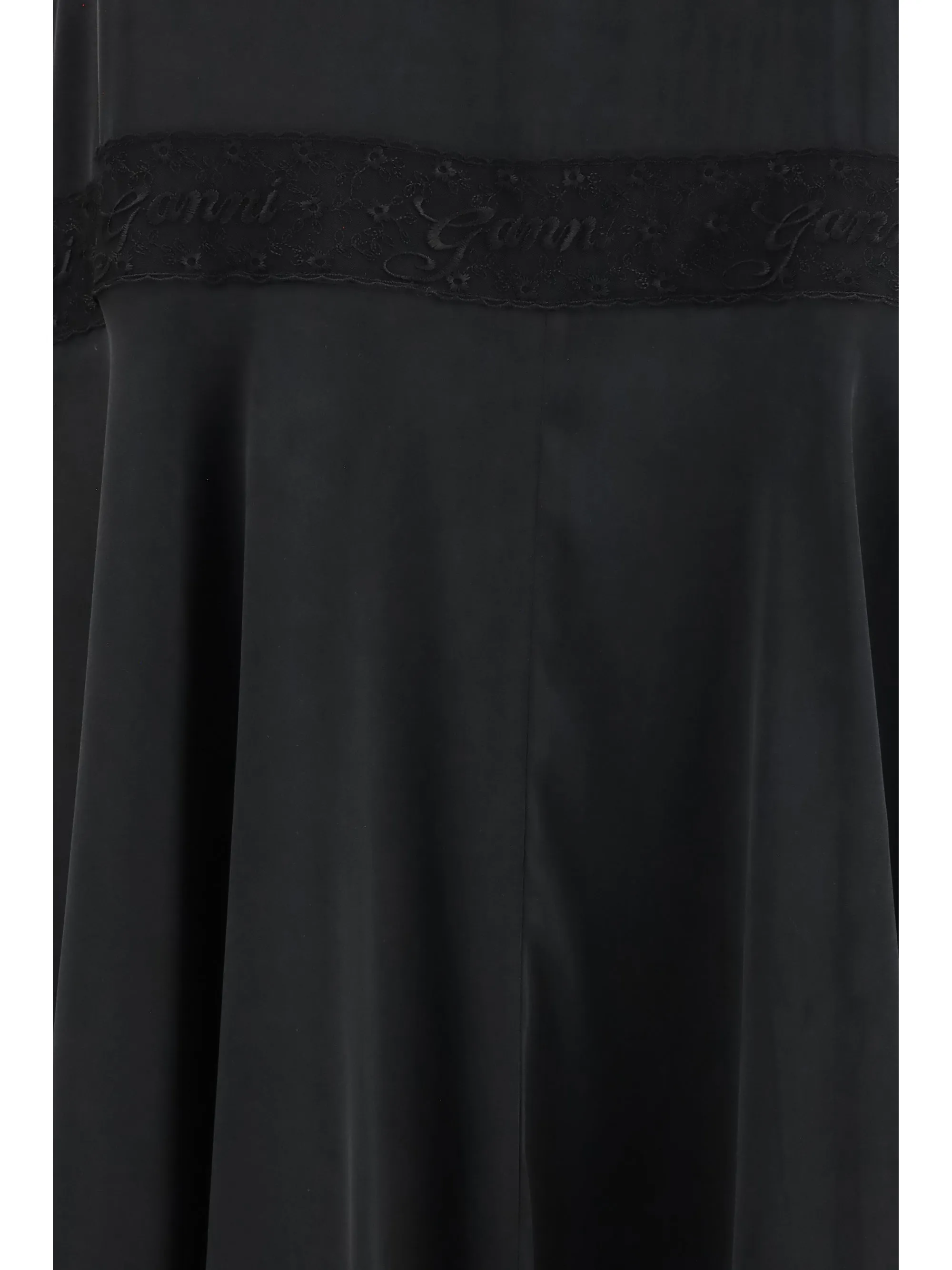 Silk Maxi Dress With Lace — Black sold by Lord & Taylor product image thumbnail 3