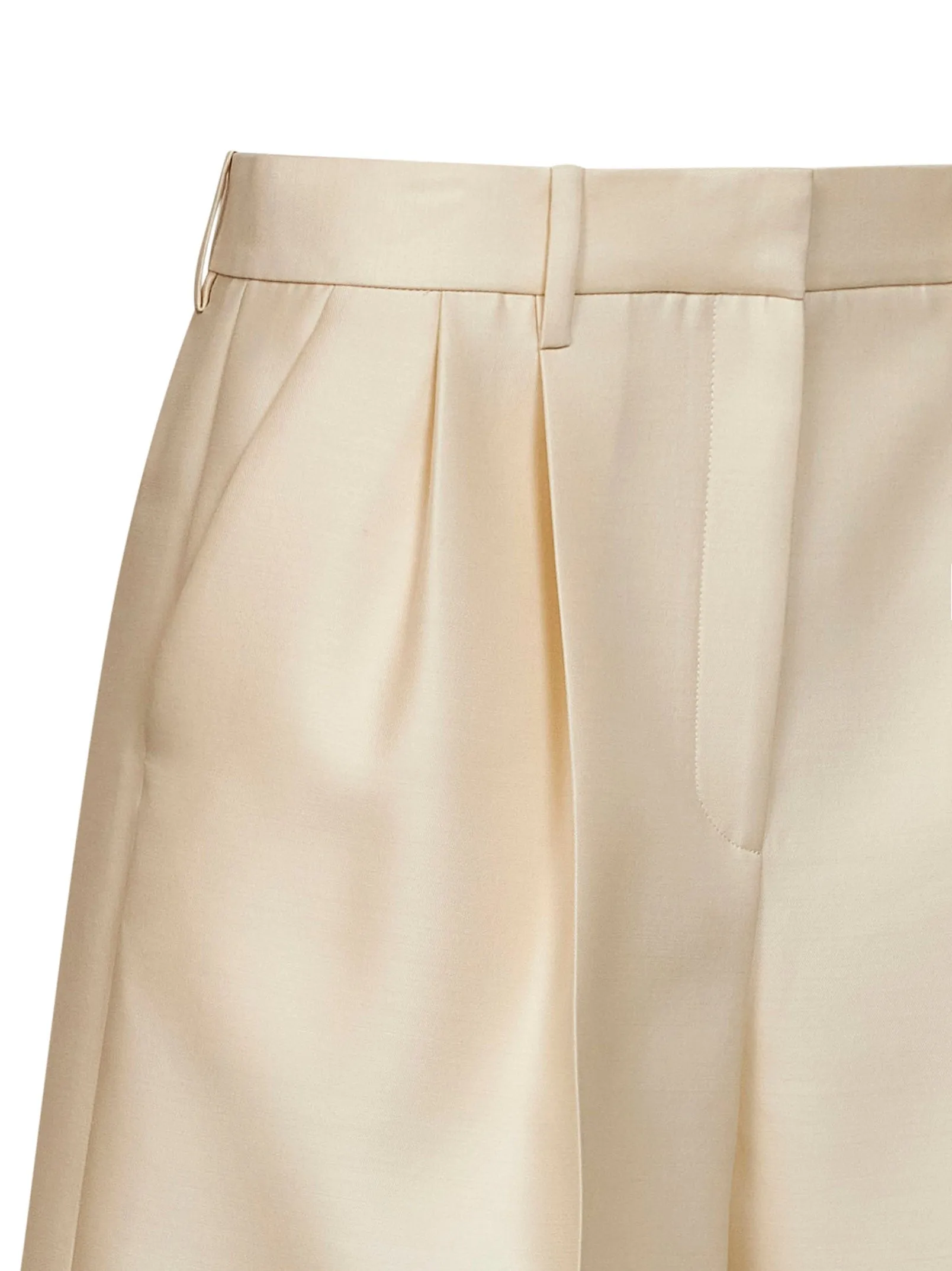 Shorts Auggie Ivory Wool-Silk sold by Lord & Taylor product image thumbnail 3