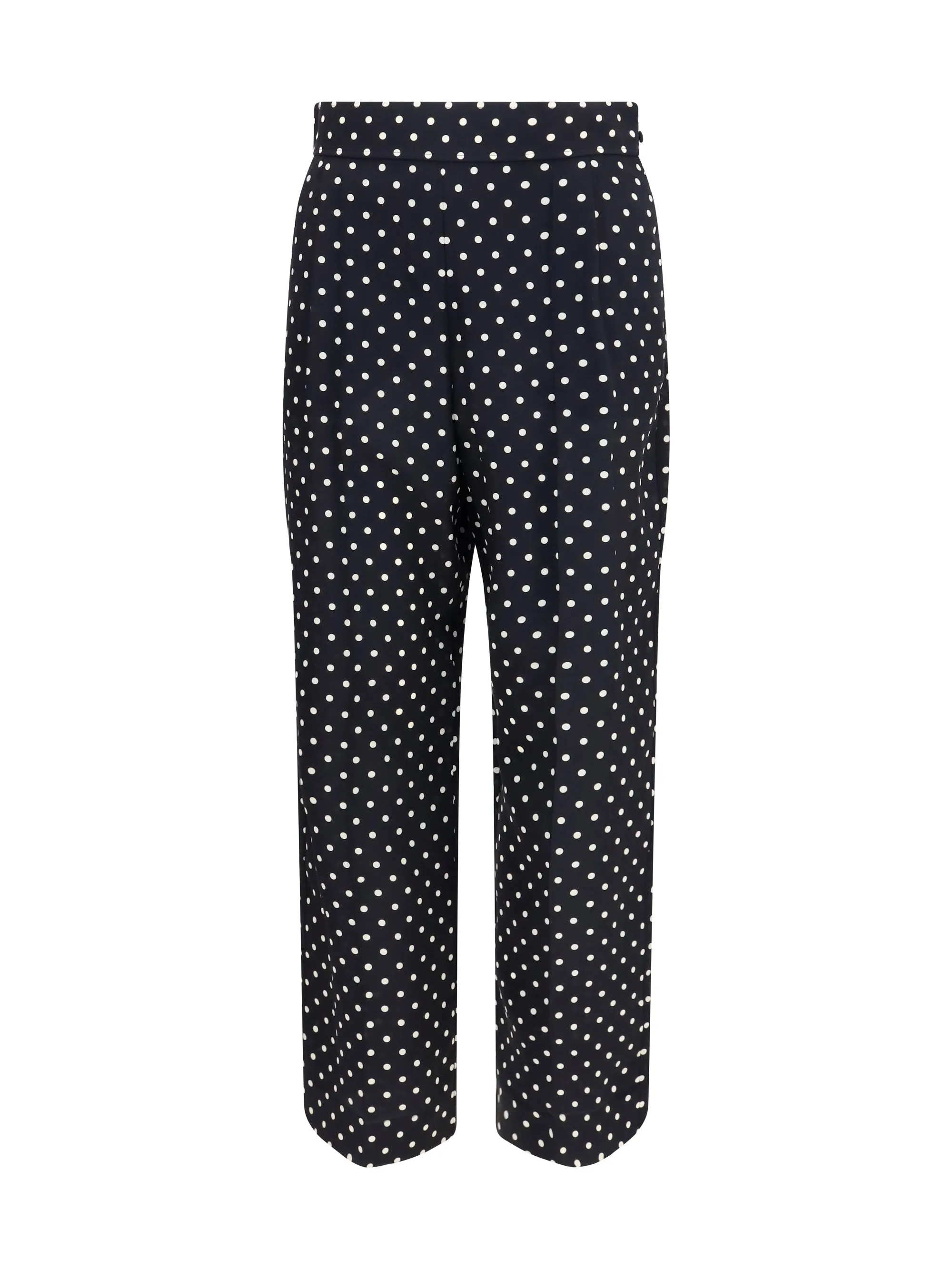 Pants Polka-dot Crêpe de Chine Silk sold by Lord & Taylor