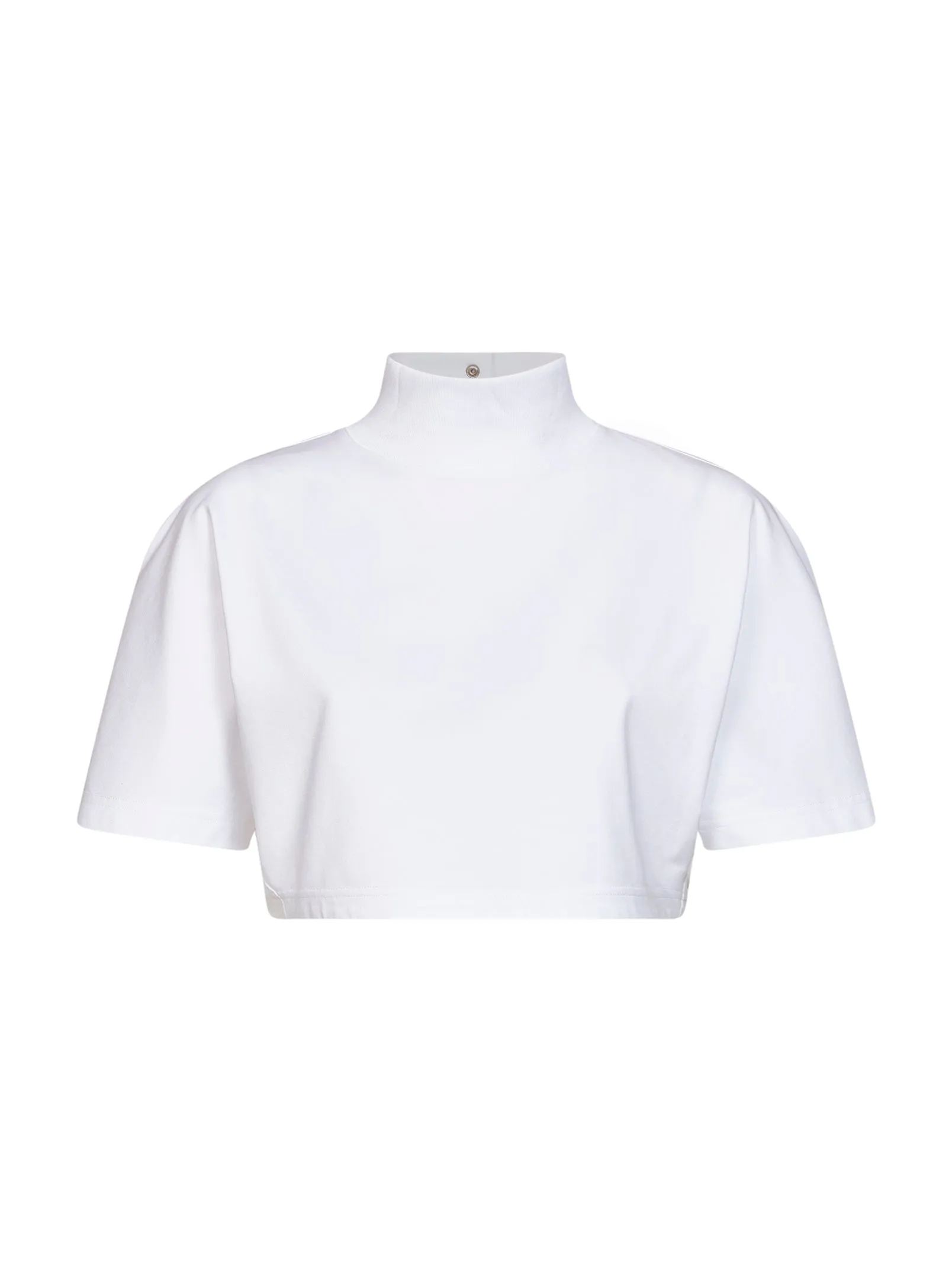 Cropped Jersey T-shirt White sold by Lord & Taylor